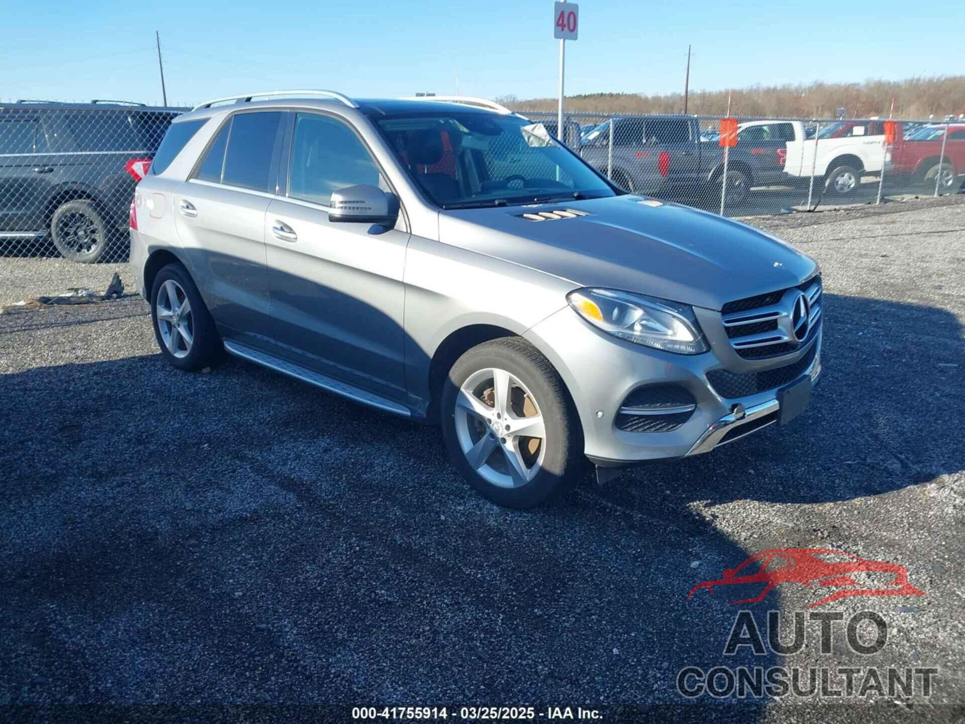 MERCEDES-BENZ GLE 300D 2016 - 4JGDA0EB5GA657207