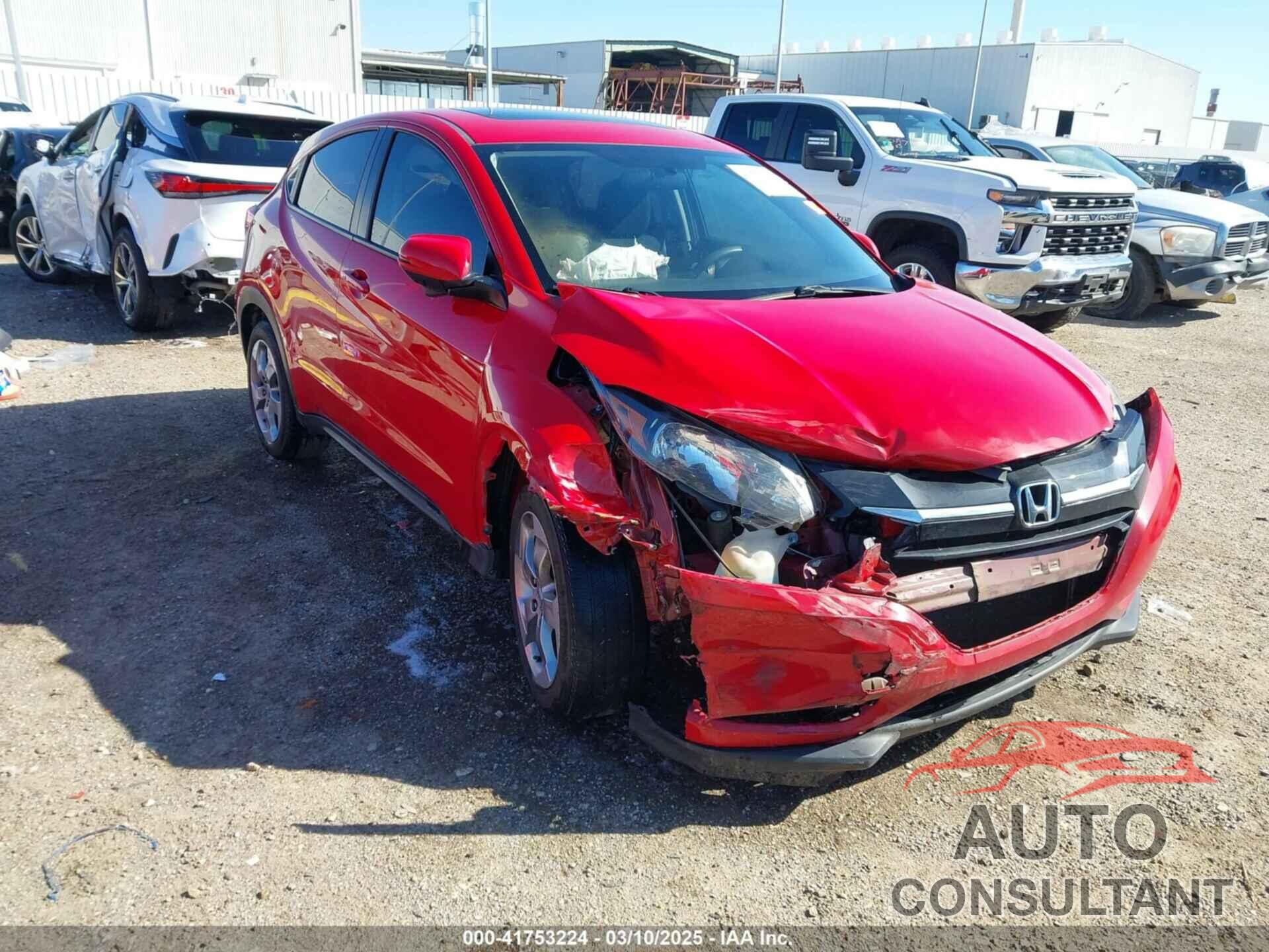 HONDA HR-V 2017 - 3CZRU5H53HM721957