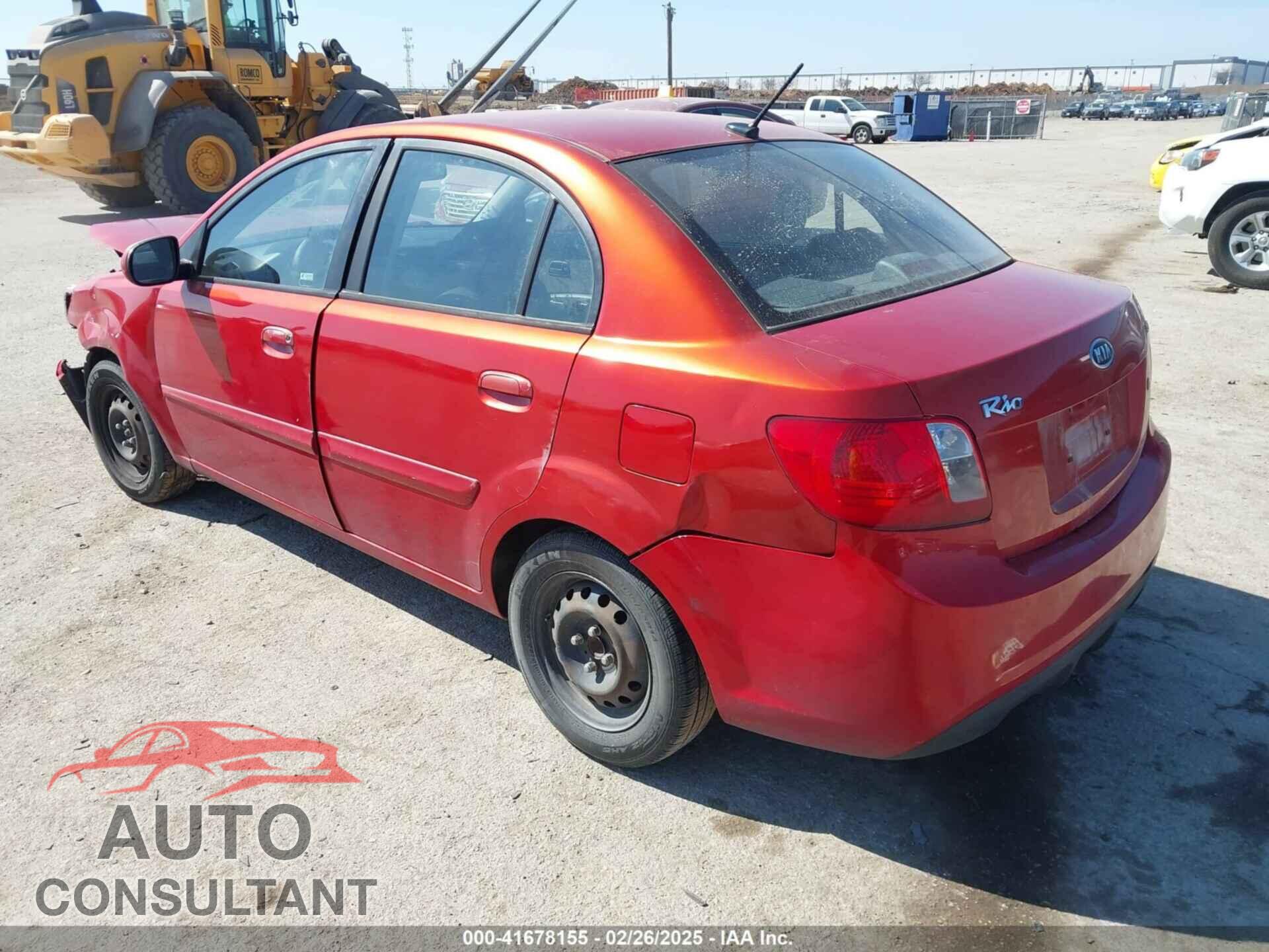 KIA RIO 2011 - KNADH4A34B6848891