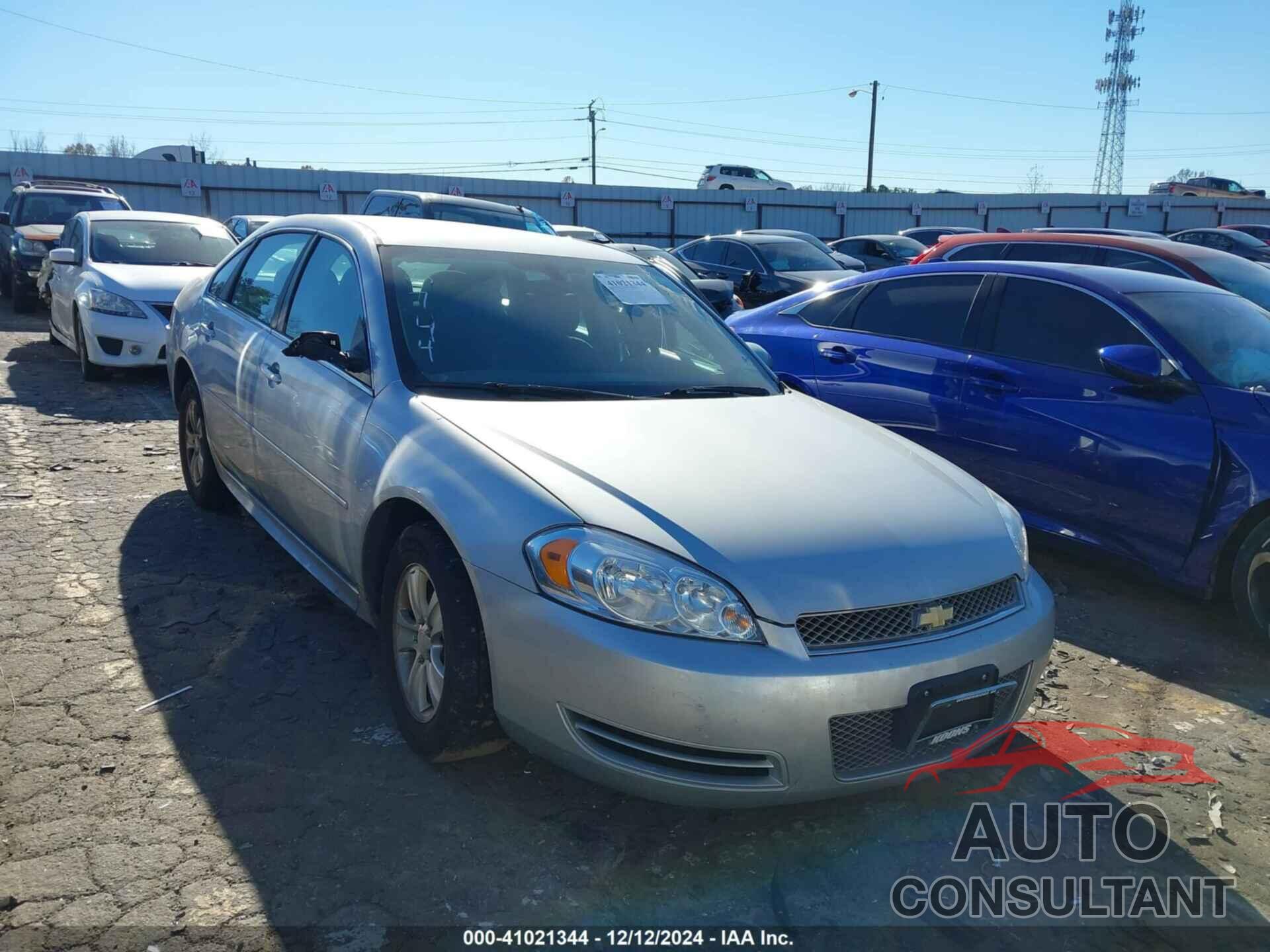 CHEVROLET IMPALA 2013 - 2G1WF5E38D1136744