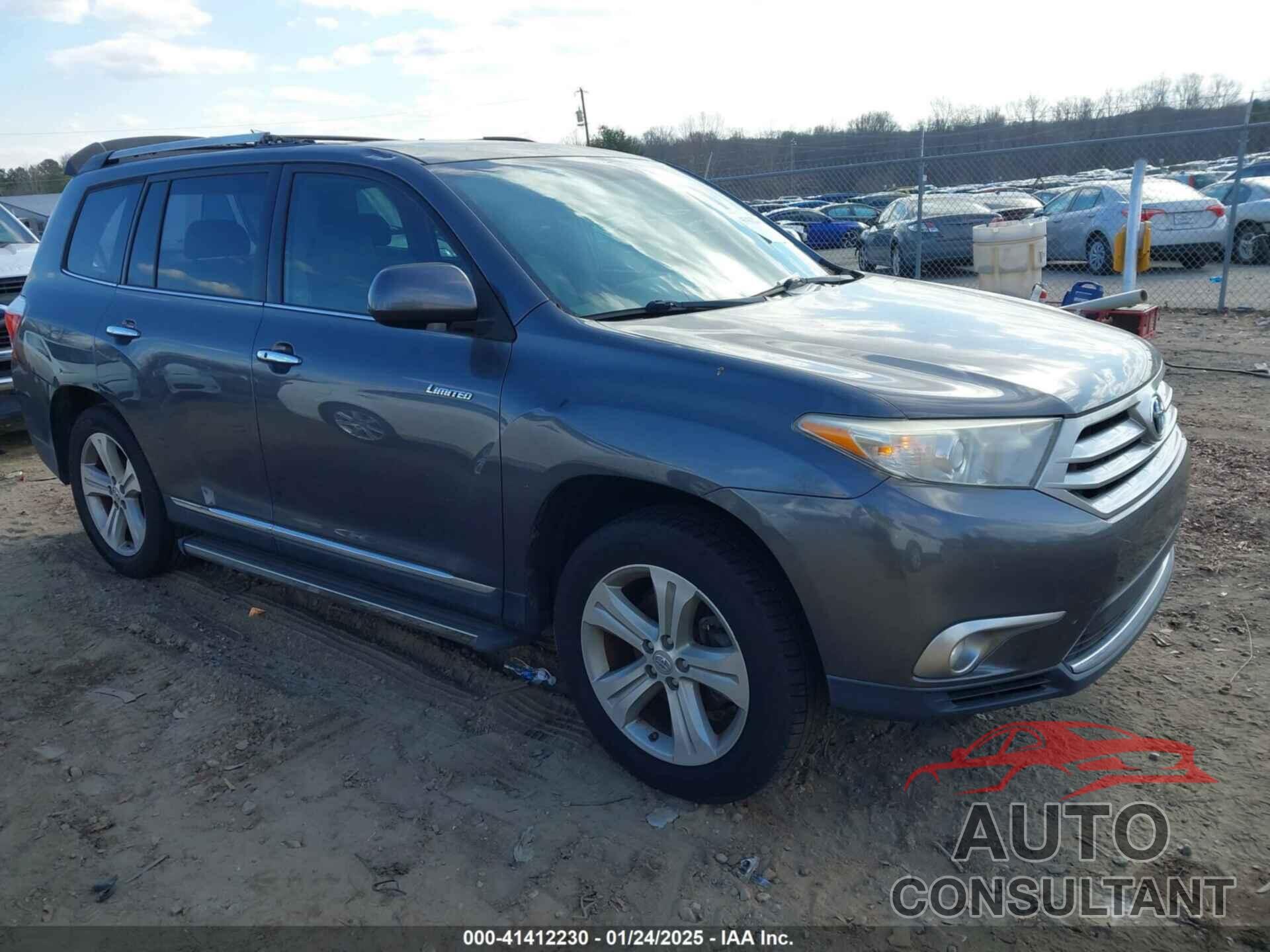 TOYOTA HIGHLANDER 2013 - 5TDYK3EH6DS116853