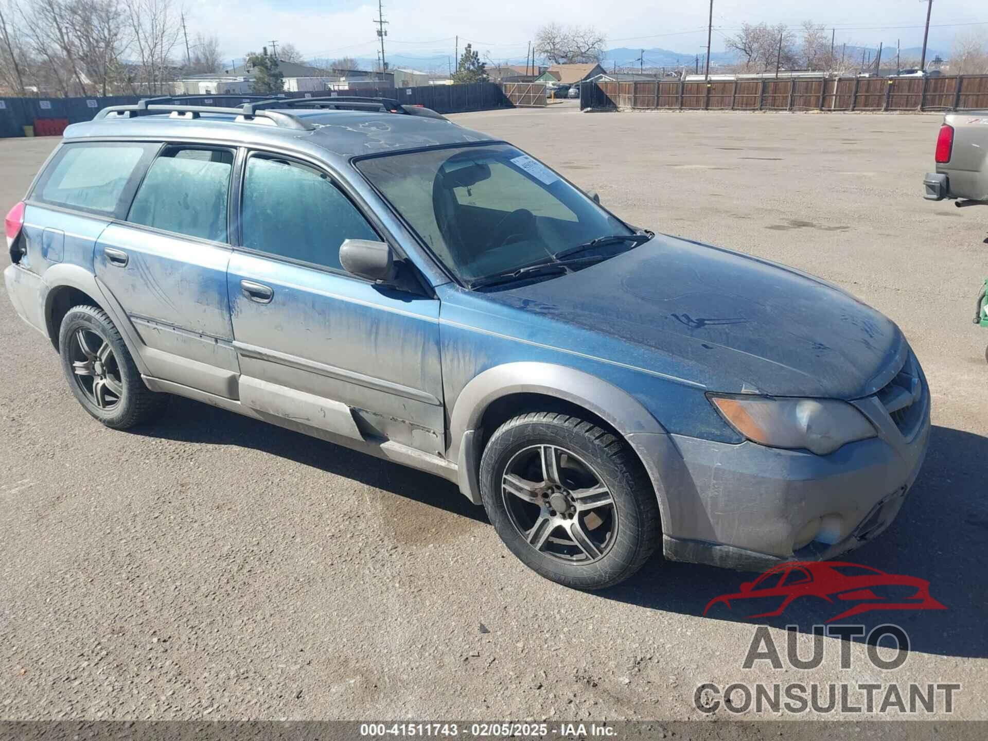 SUBARU OUTBACK 2009 - 4S4BP61C297326317