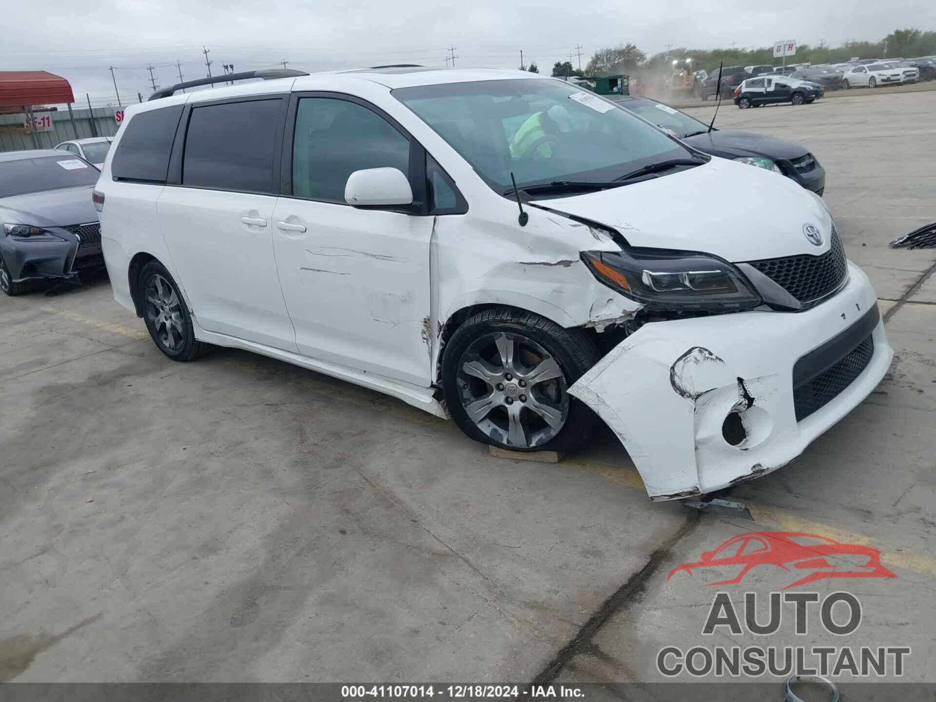 TOYOTA SIENNA 2012 - 5TDXK3DC8CS276491