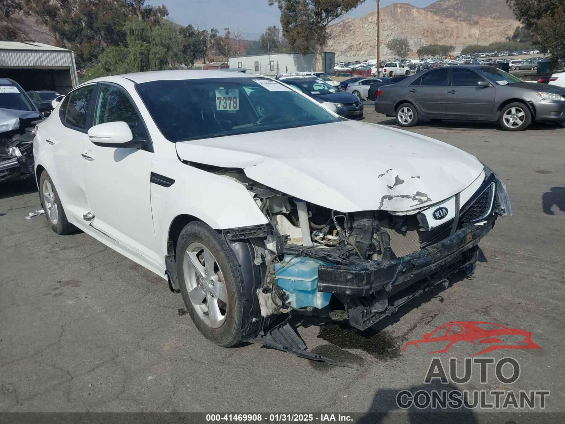 KIA OPTIMA 2015 - KNAGM4A74F5622390