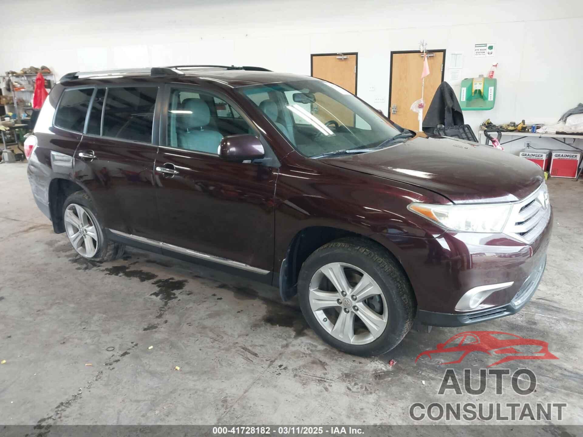 TOYOTA HIGHLANDER 2013 - 5TDDK3EH7DS185629
