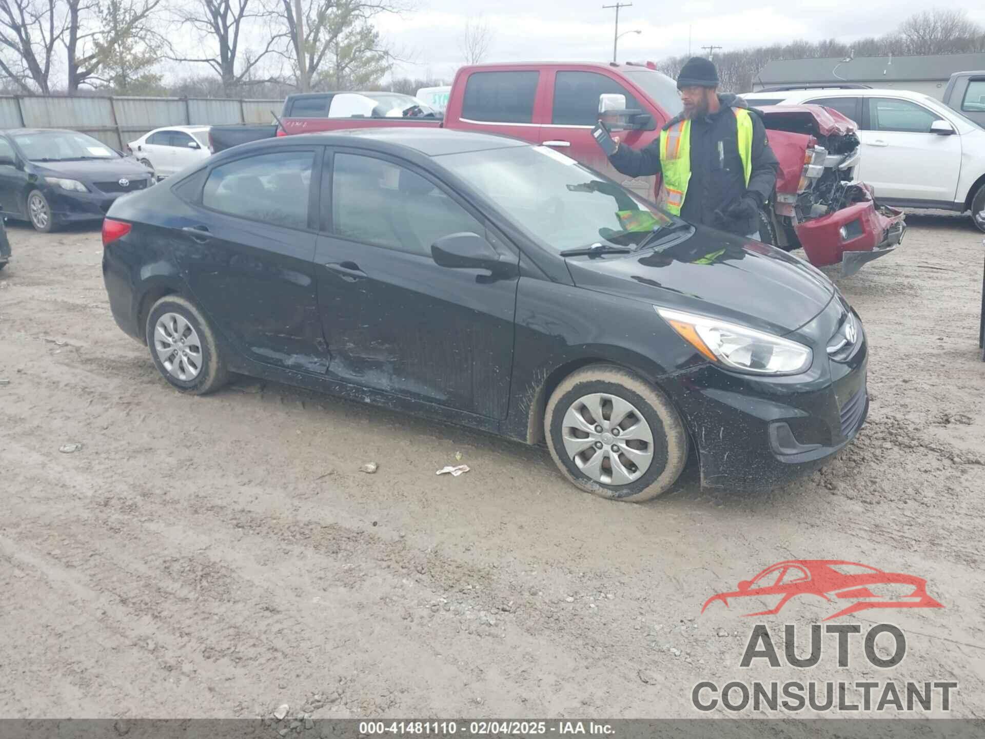 HYUNDAI ACCENT 2016 - KMHCT4AEXGU135331