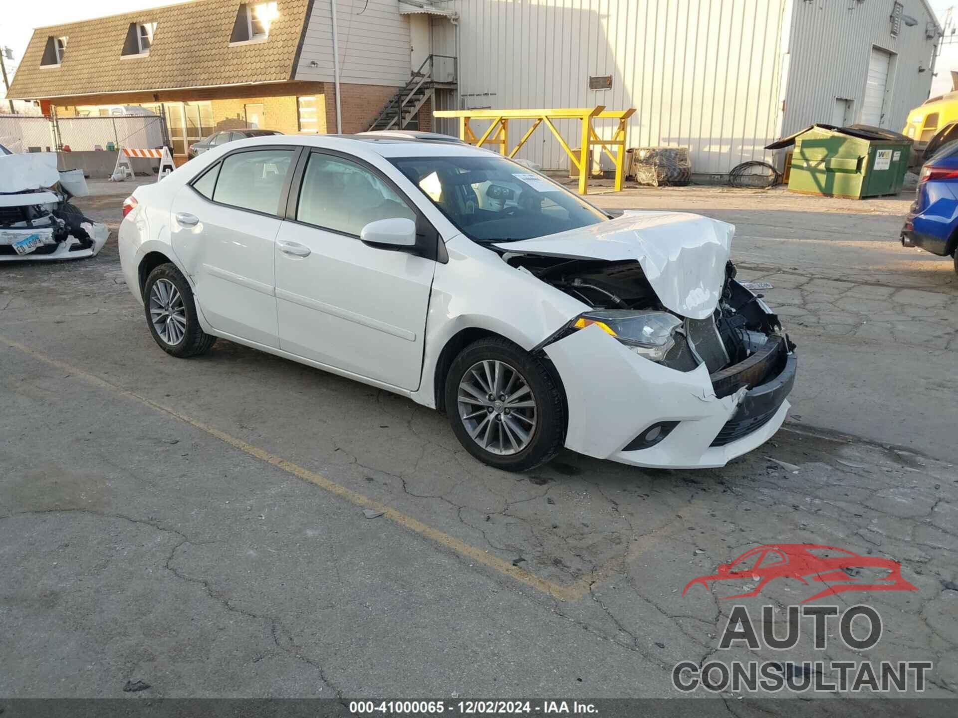 TOYOTA COROLLA 2015 - 2T1BURHE6FC271449