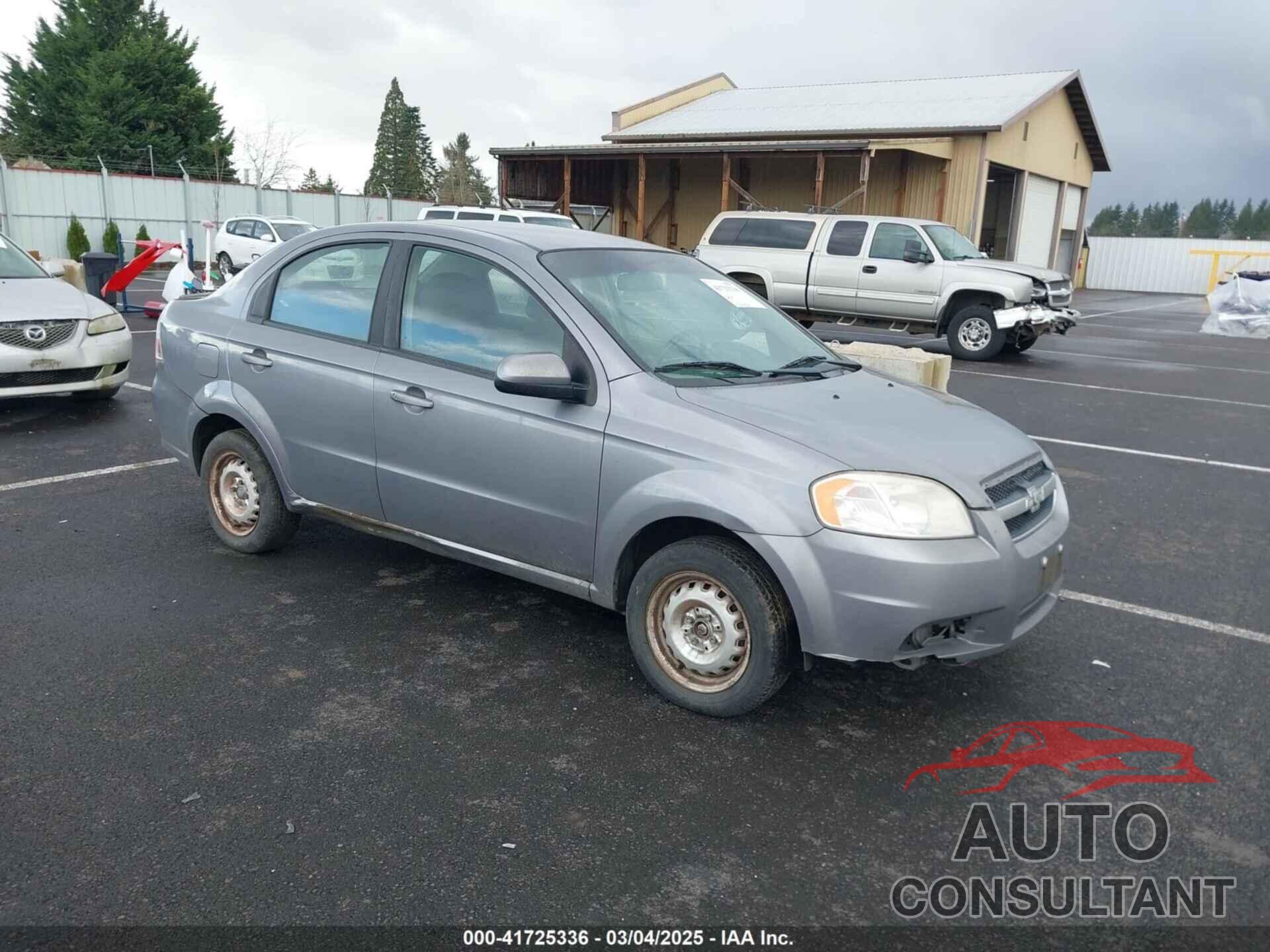 CHEVROLET AVEO 2011 - KL1TD5DE7BB223090