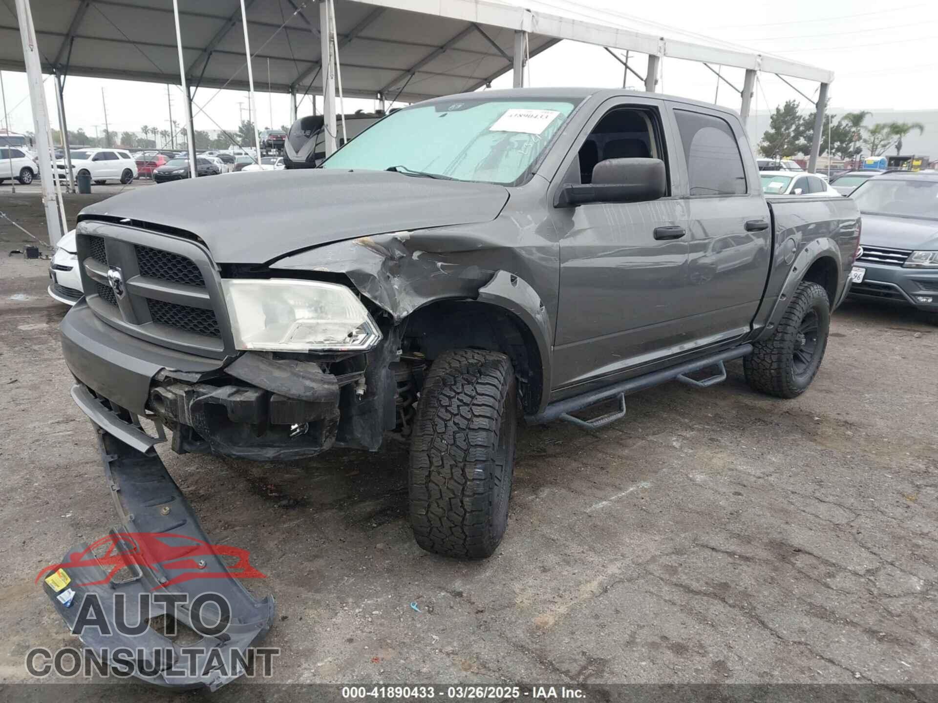 DODGE RAM 1500 2012 - 1C6RD6KT6CS207904