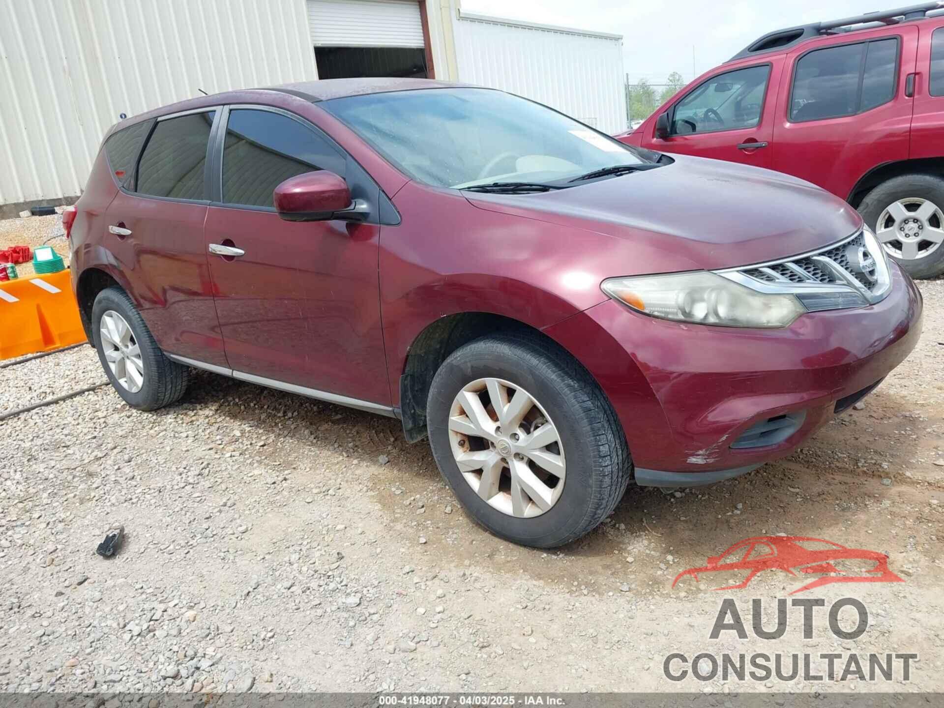 NISSAN MURANO 2012 - JN8AZ1MU4CW117888