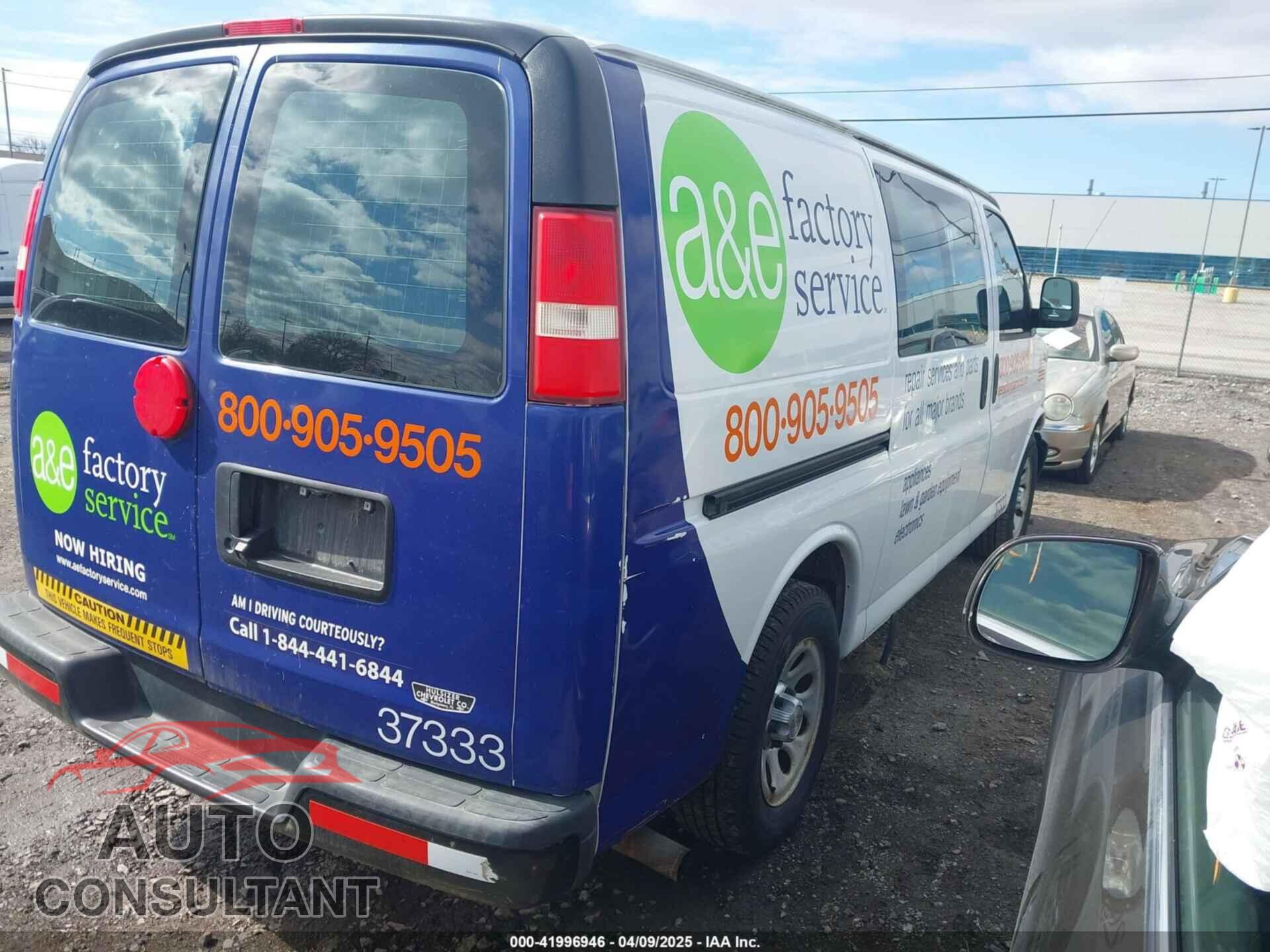 CHEVROLET EXPRESS 2013 - 1GCSGAFX0D1171717