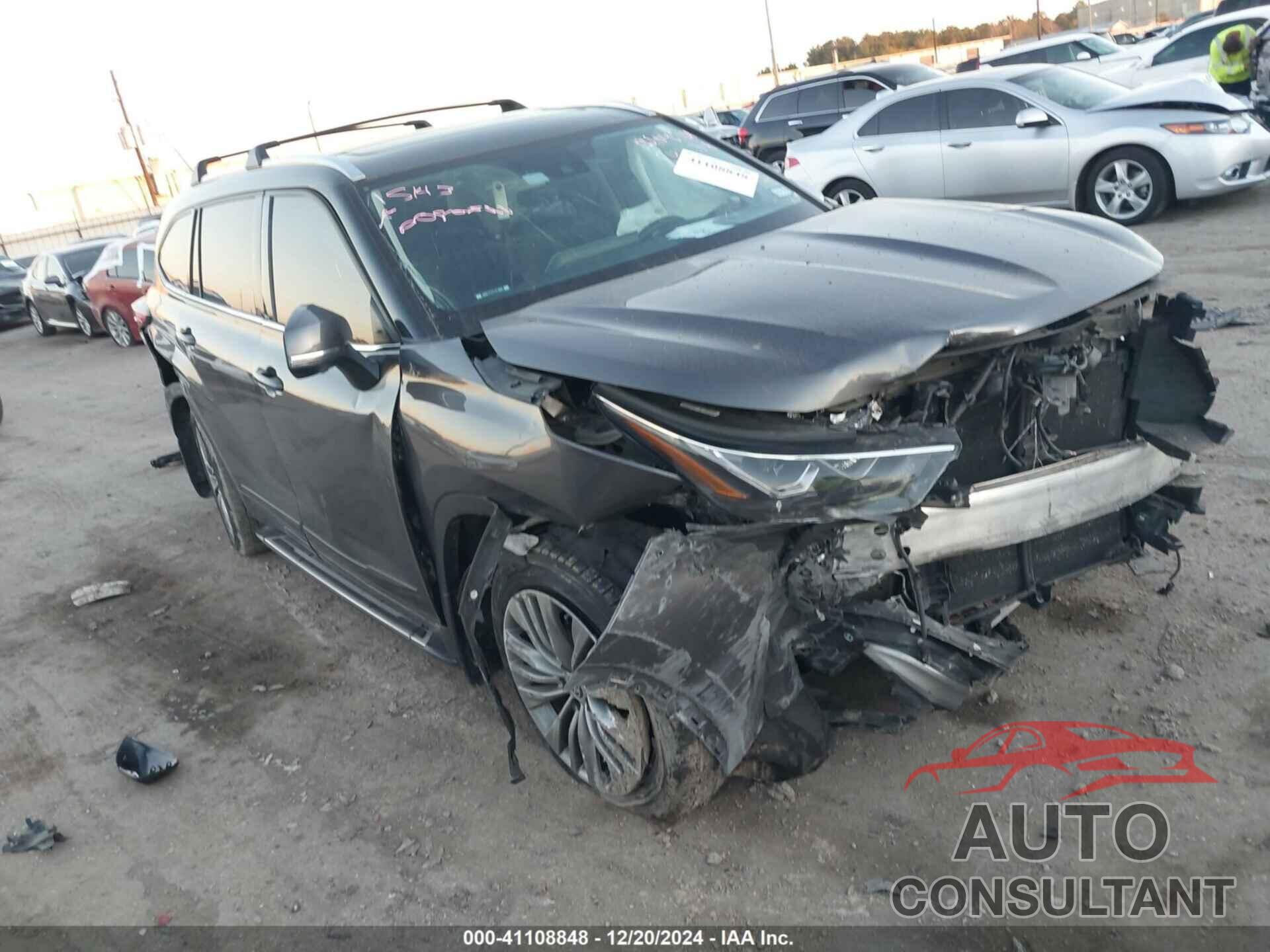 TOYOTA HIGHLANDER 2021 - 5TDFZRAH0MS050182