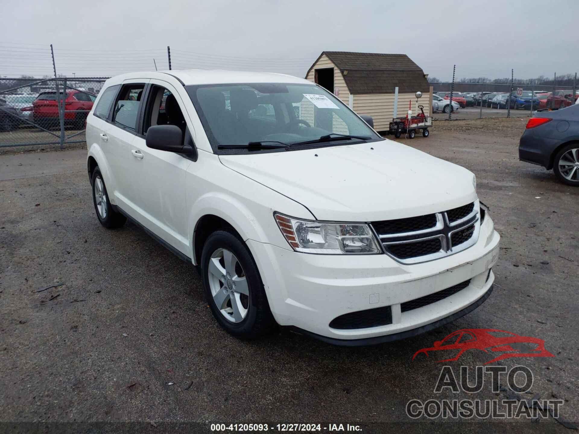 DODGE JOURNEY 2013 - 3C4PDCAB6DT500922