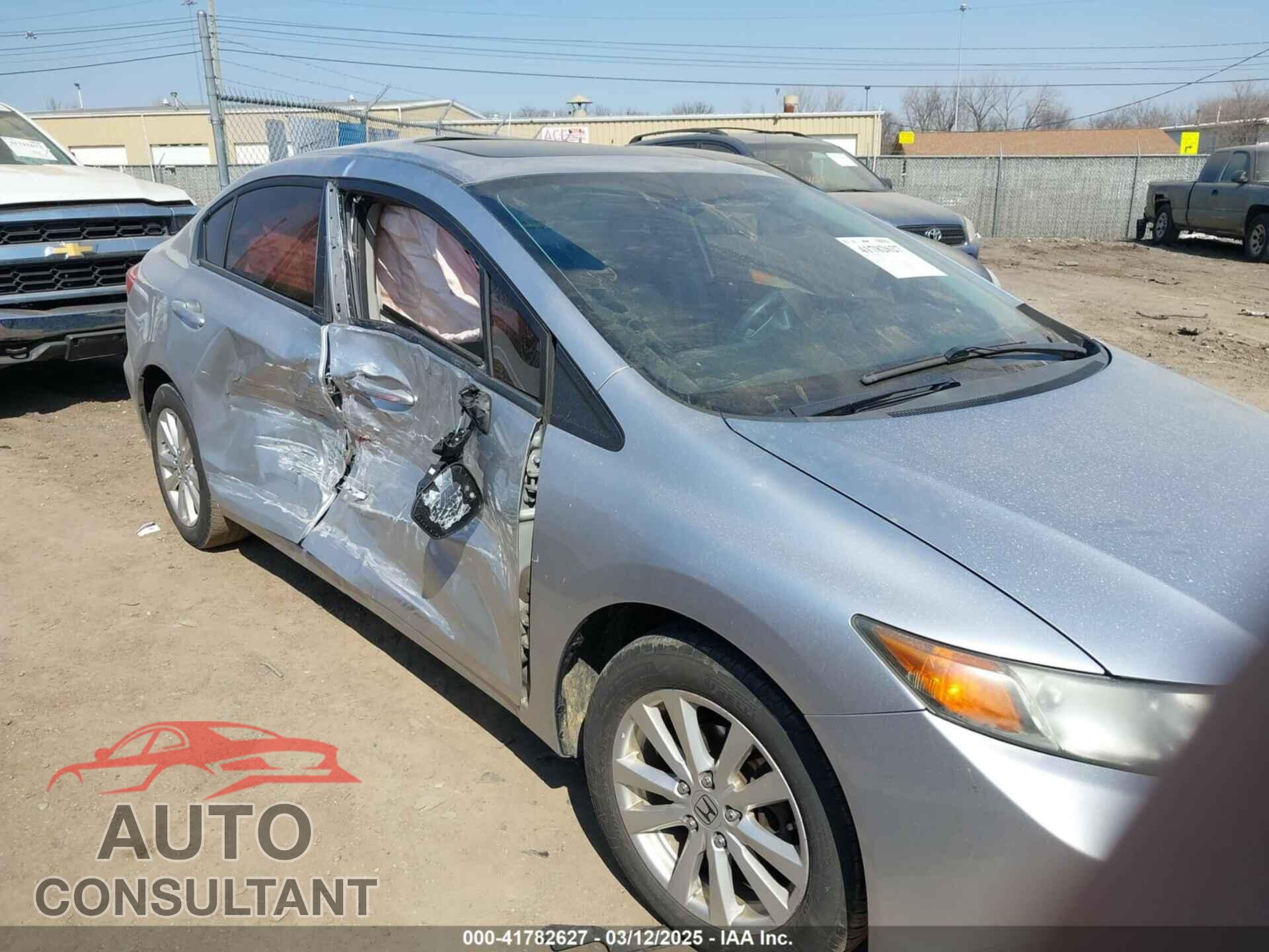 HONDA CIVIC 2012 - 19XFB2F85CE021015