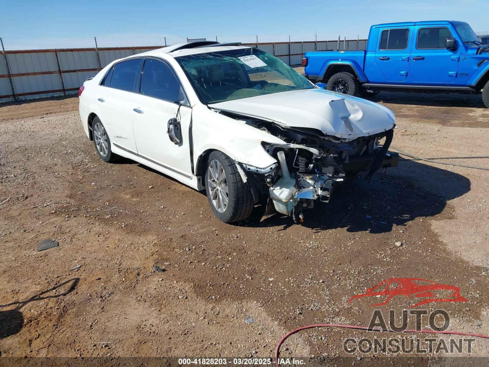 TOYOTA AVALON 2011 - 4T1BK3DB9BU372329