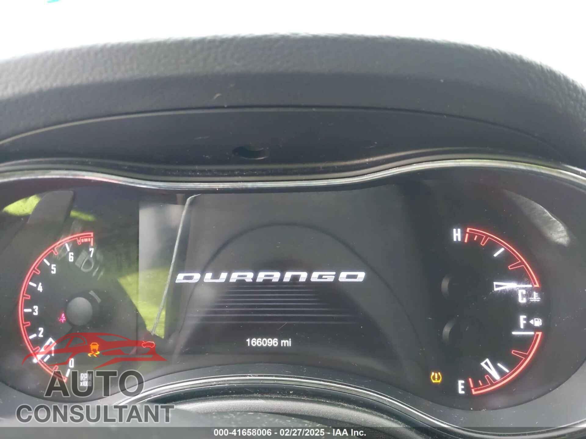 DODGE DURANGO 2019 - 1C4RDJDG1KC647680