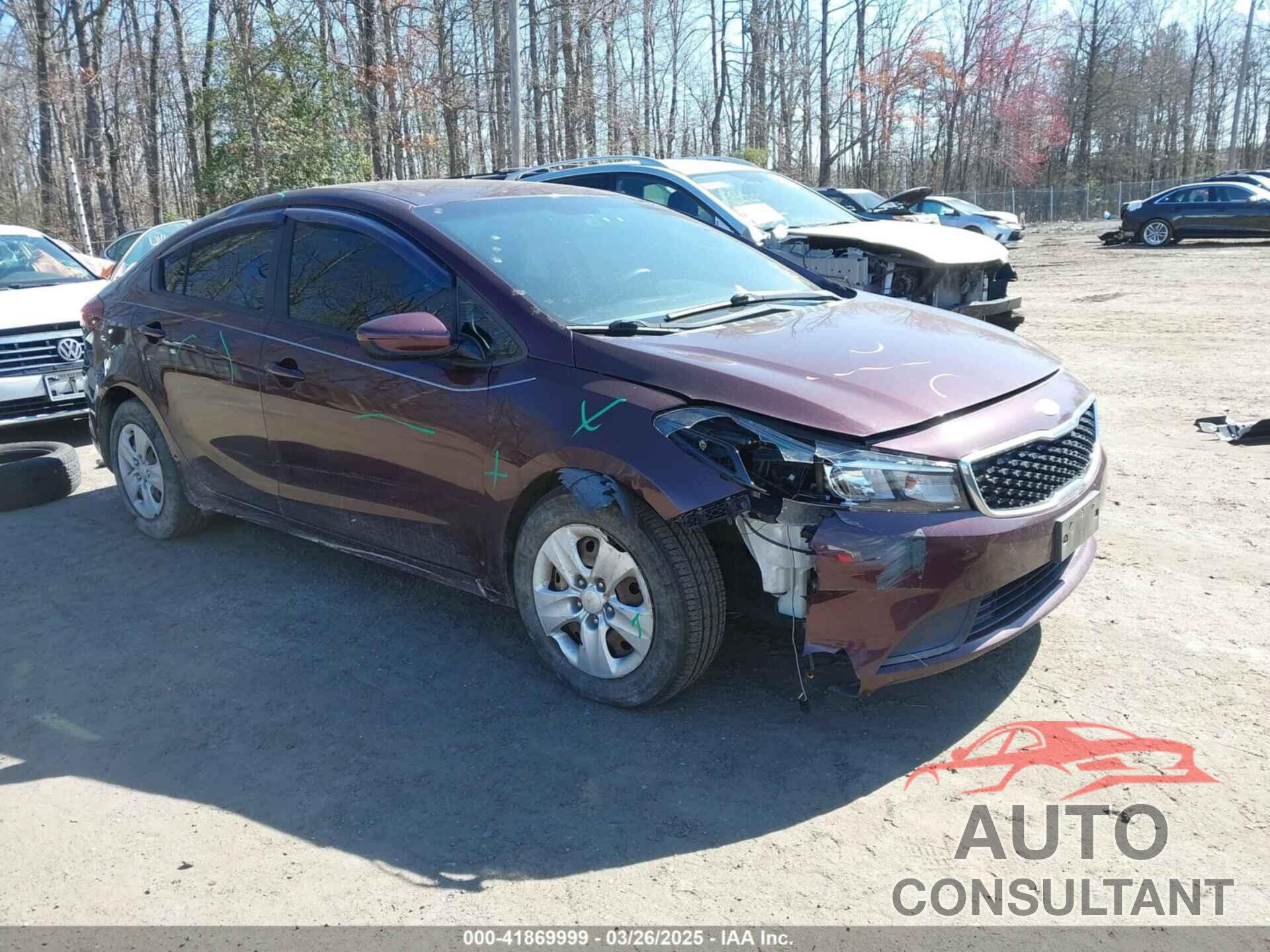 KIA FORTE 2017 - 3KPFK4A75HE148512