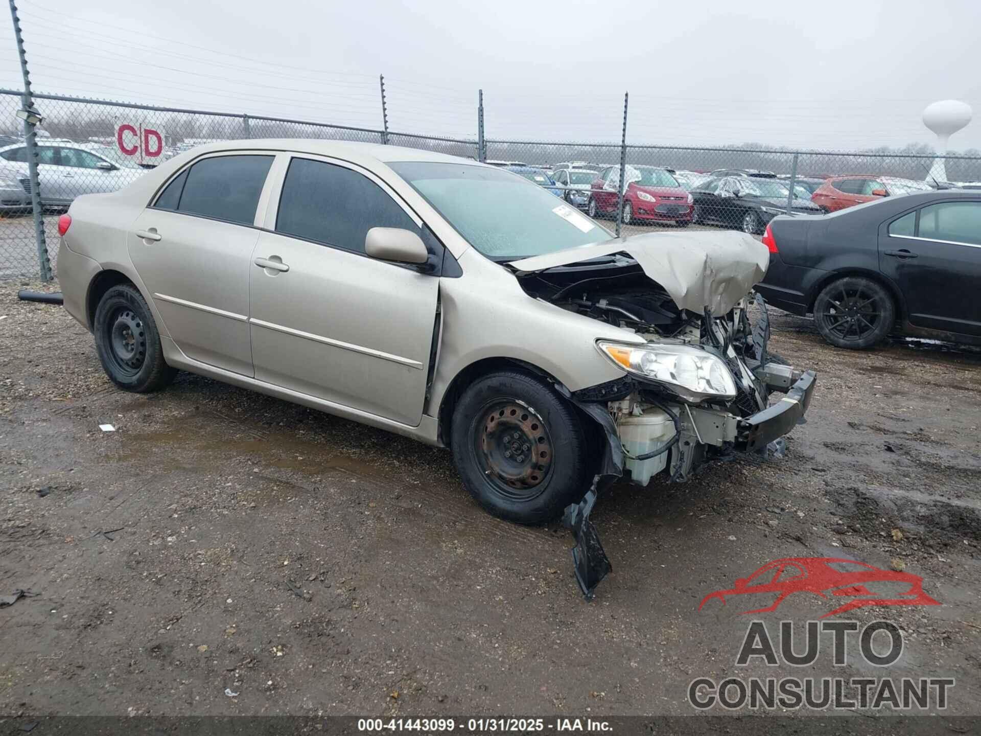 TOYOTA COROLLA 2009 - 1NXBU40E79Z119231