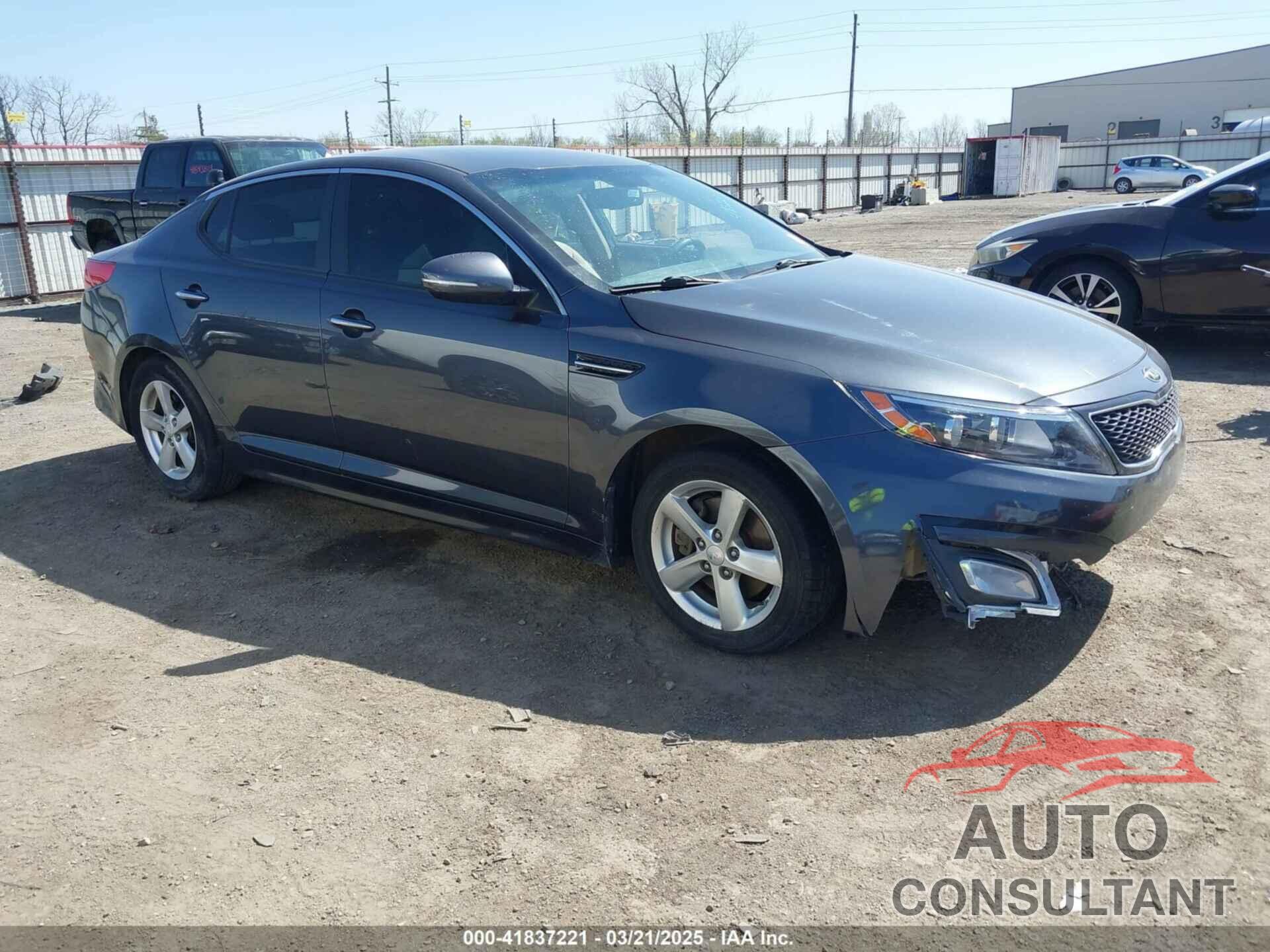 KIA OPTIMA 2015 - KNAGM4A71F5636196