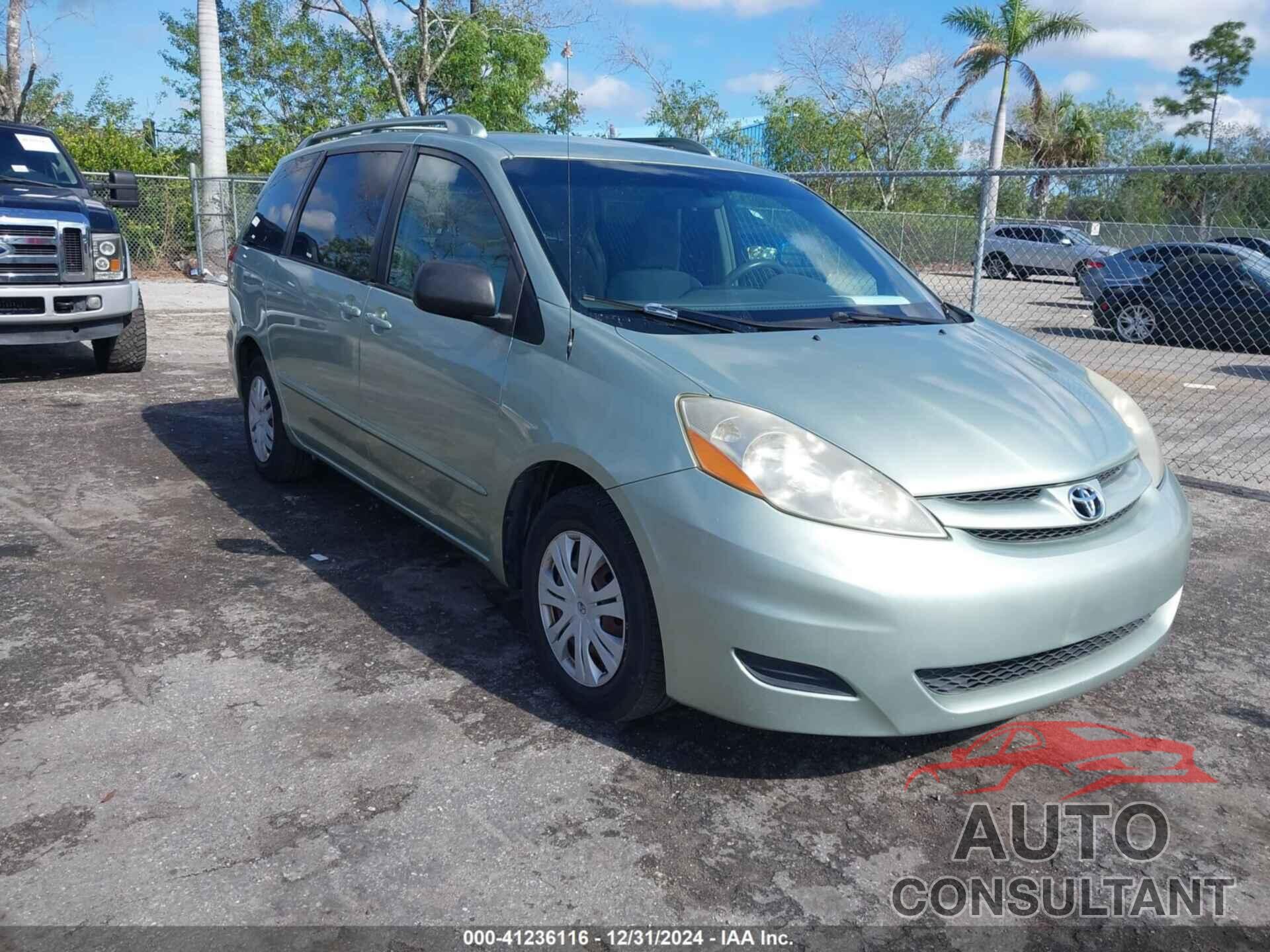 TOYOTA SIENNA 2009 - 5TDZK23C79S247920