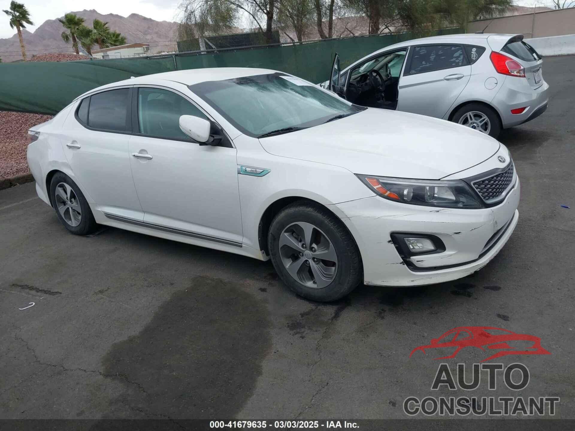 KIA OPTIMA HYBRID 2014 - KNAGM4AD1E5071095
