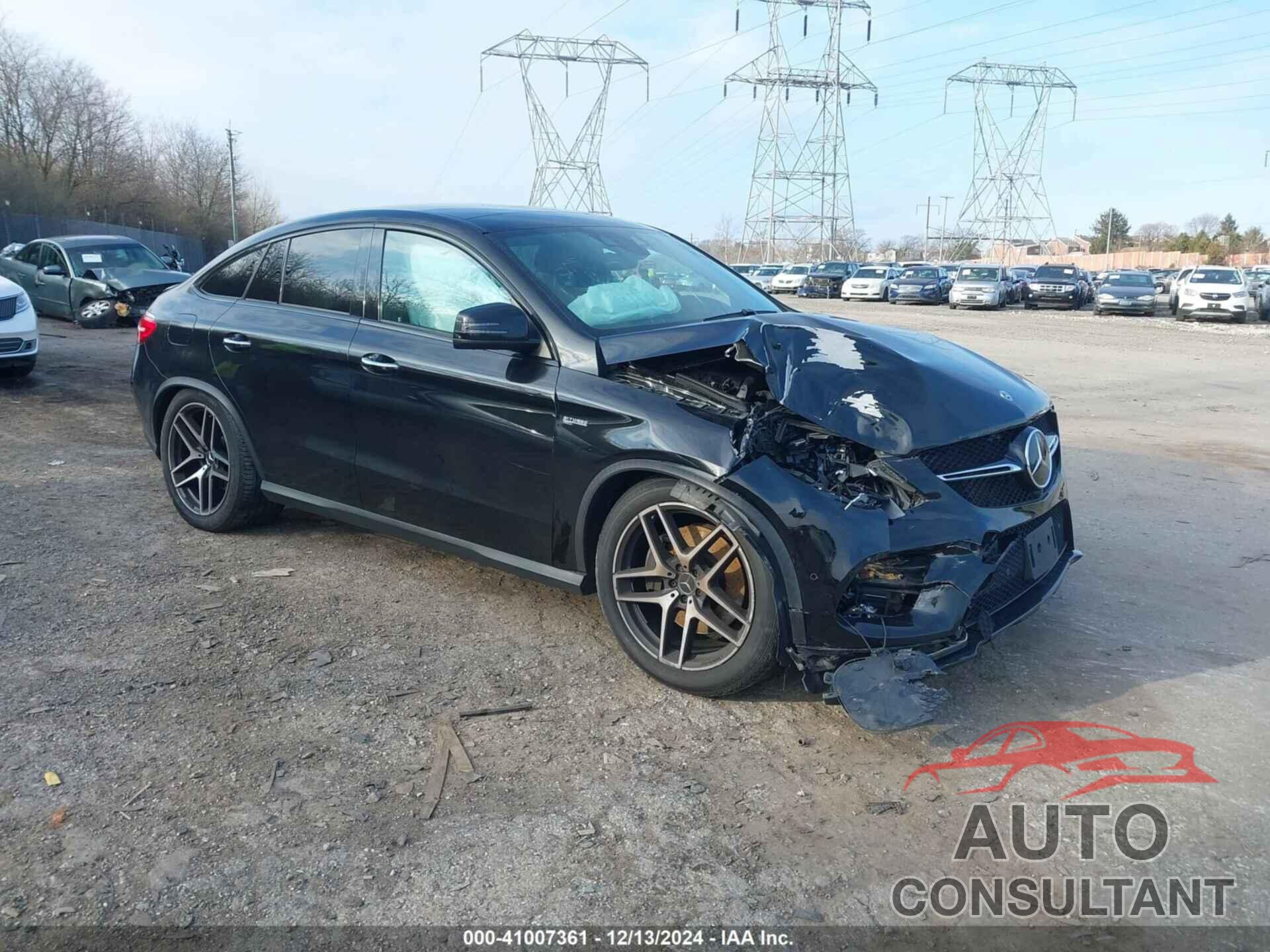 MERCEDES-BENZ AMG GLE 43 COUPE 2019 - 4JGED6EB9KA154965