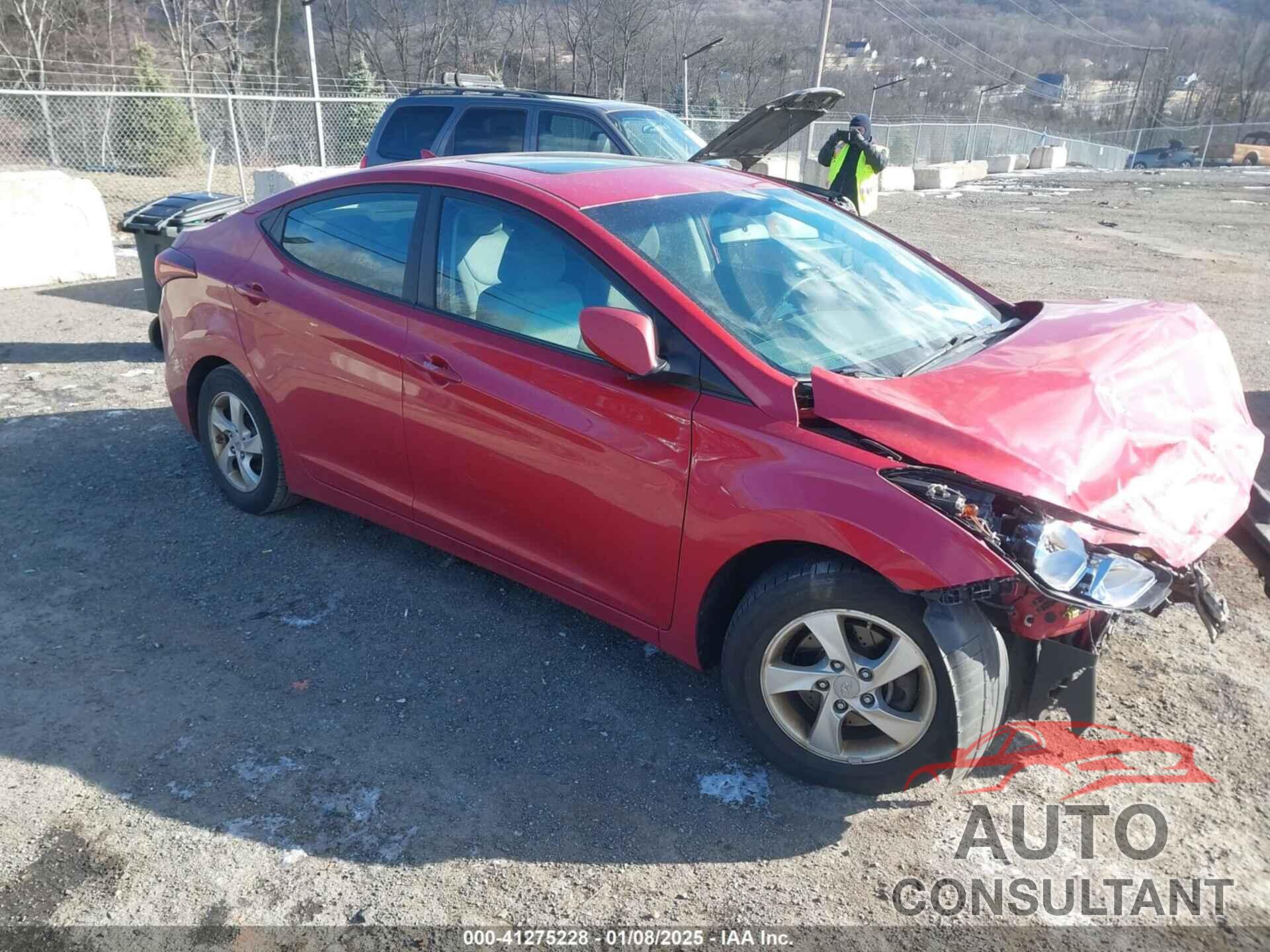 HYUNDAI ELANTRA 2014 - KMHDH4AEXEU089602