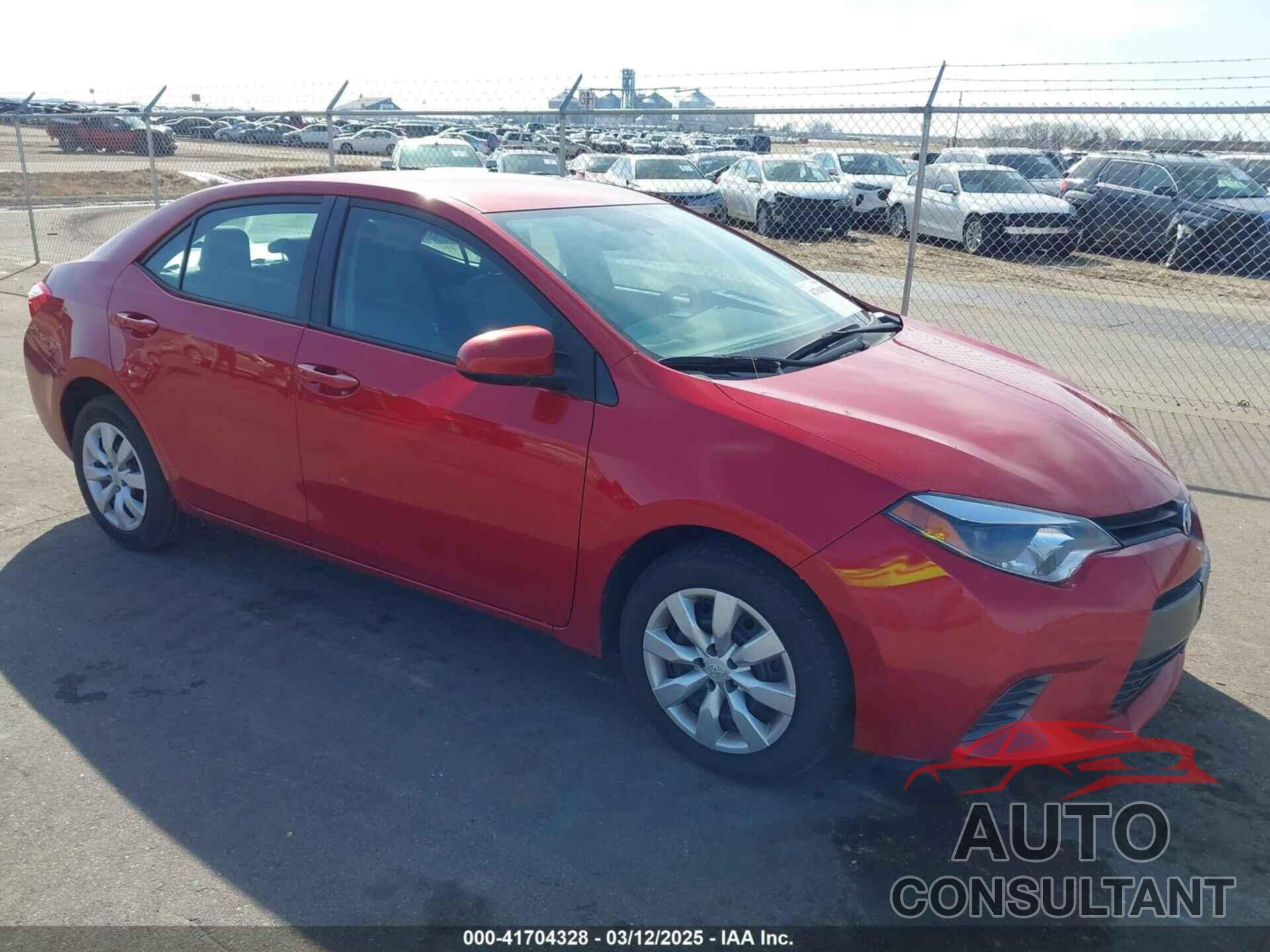 TOYOTA COROLLA 2015 - 2T1BURHE8FC477713