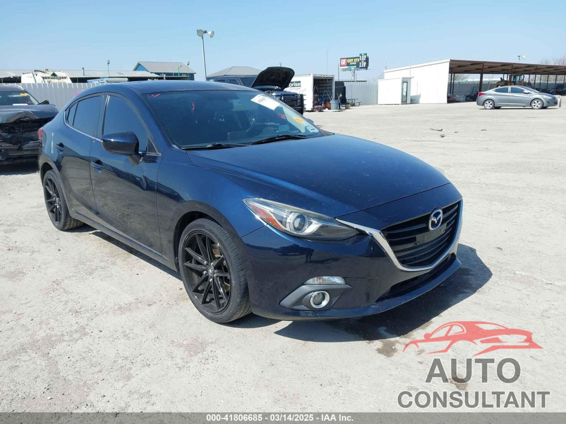 MAZDA MAZDA3 2014 - JM1BM1V37E1126041