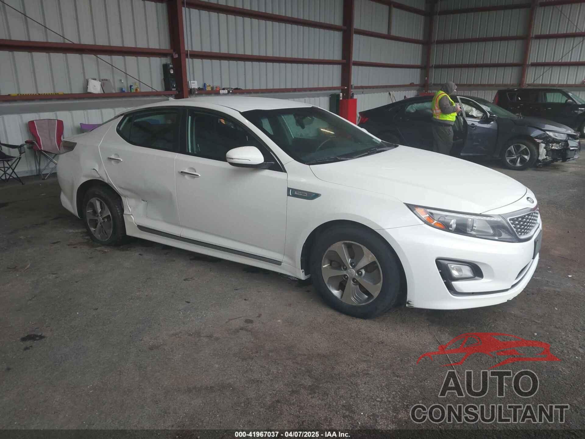 KIA OPTIMA HYBRID 2014 - KNAGM4AD5E5075909