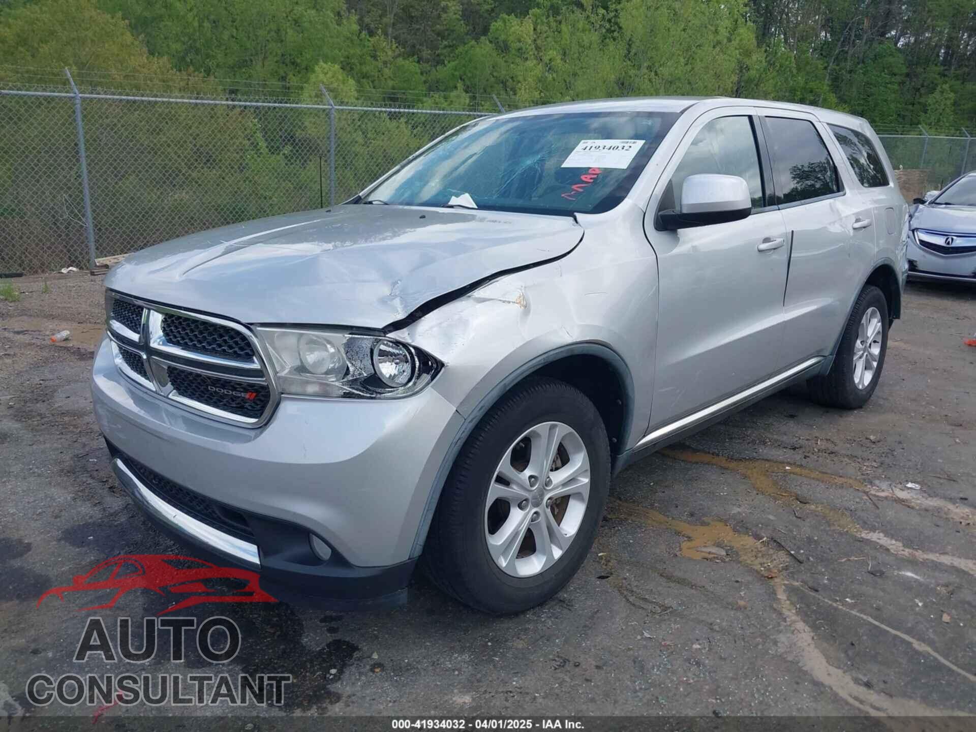 DODGE DURANGO 2011 - 1D4RD2GG2BC742043