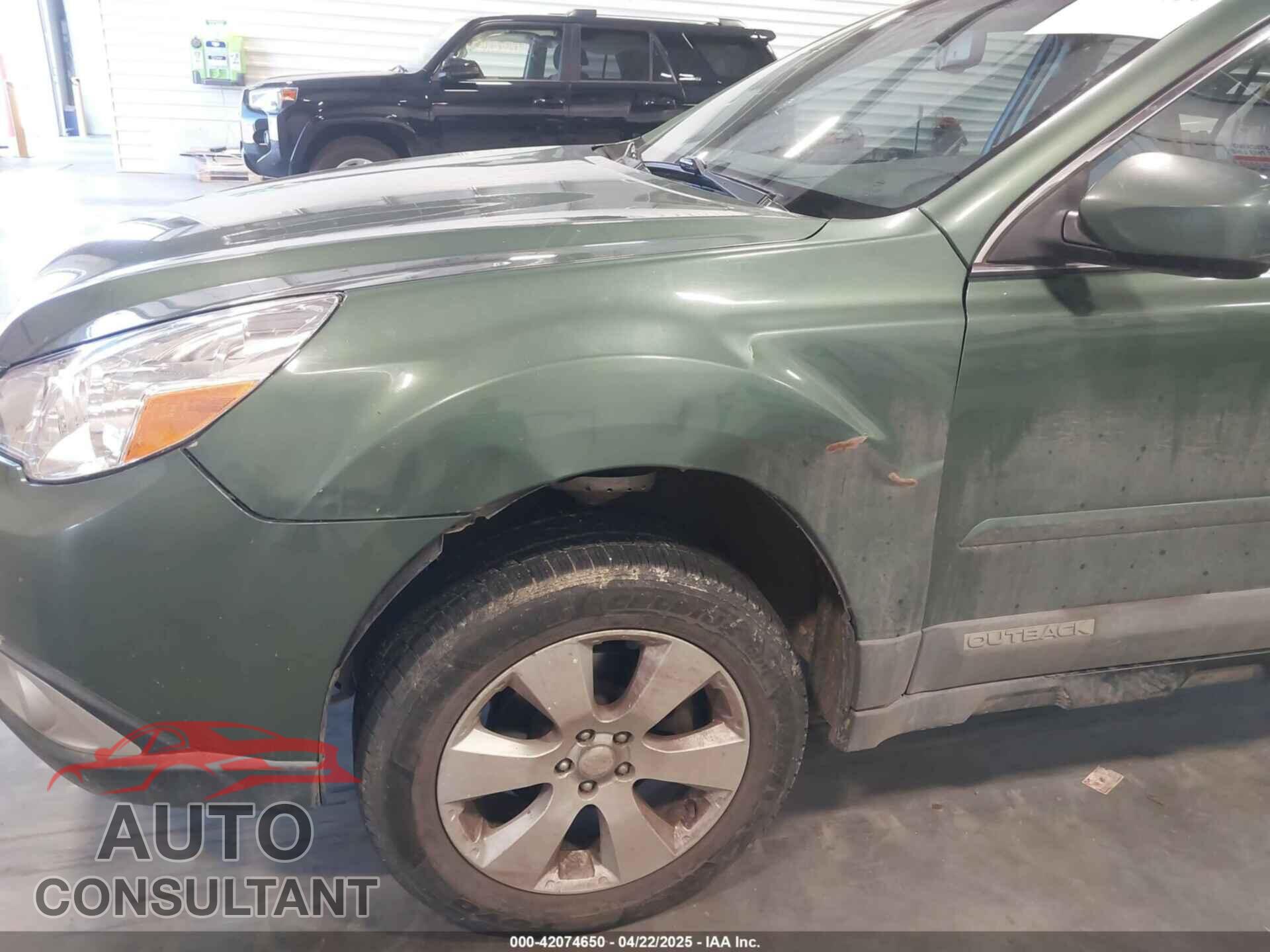 SUBARU OUTBACK 2011 - 4S4BRBCC0B3395990