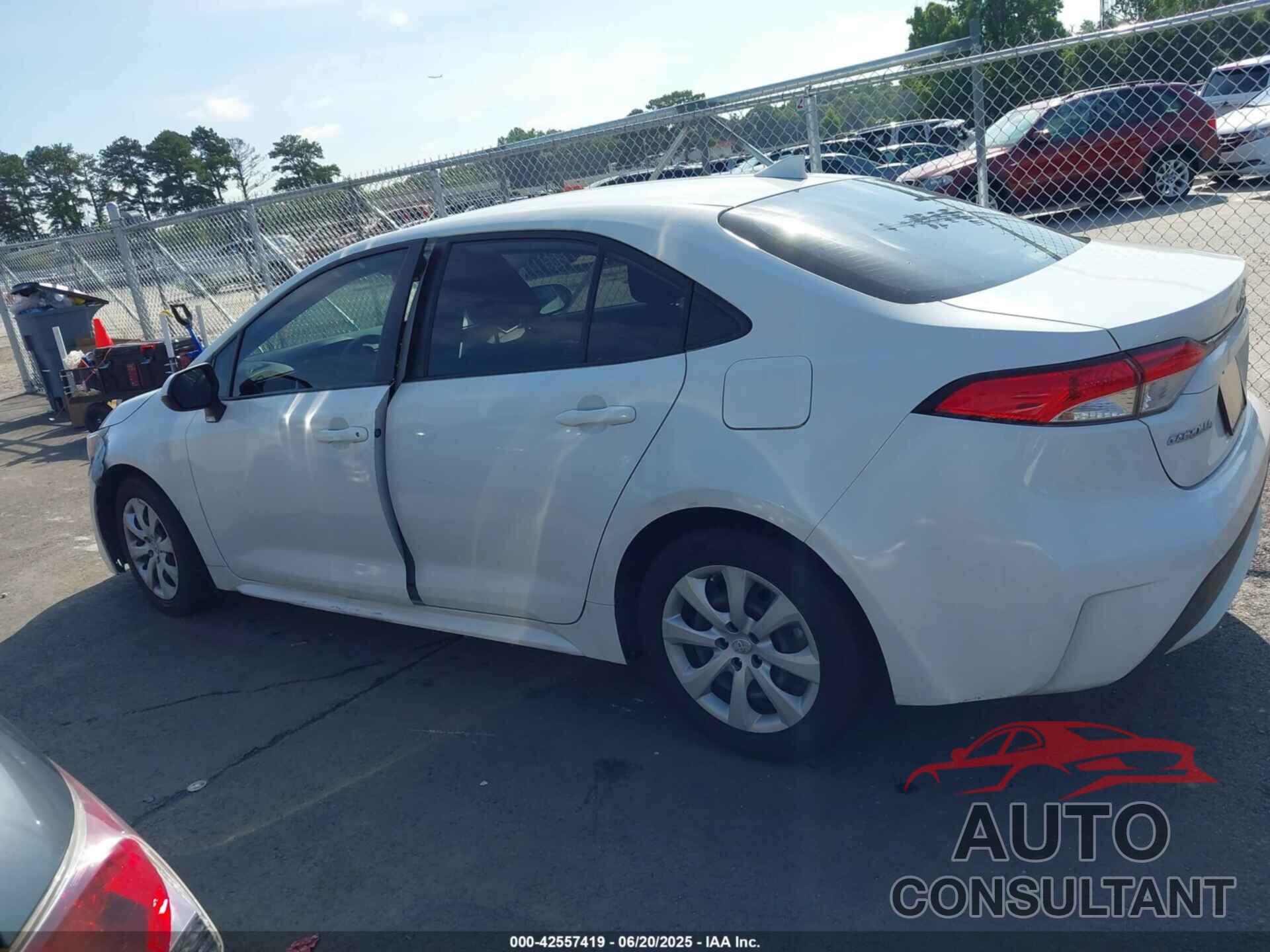 TOYOTA COROLLA 2020 - JTDEPRAE1LJ074865