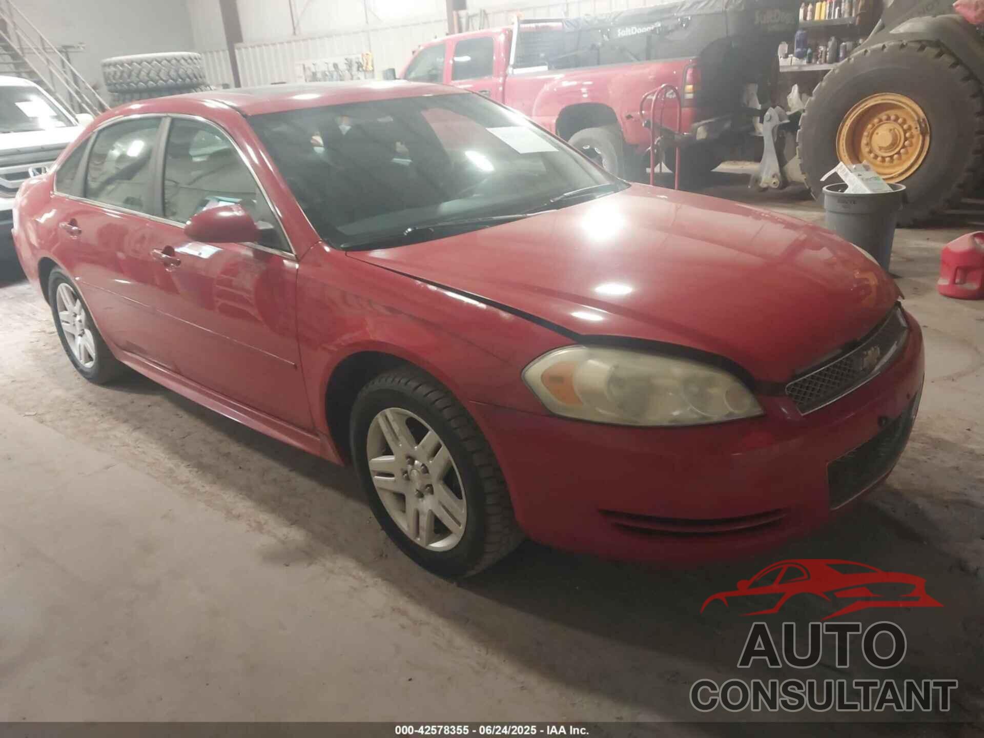 CHEVROLET IMPALA 2012 - 2G1WG5E37C1256837