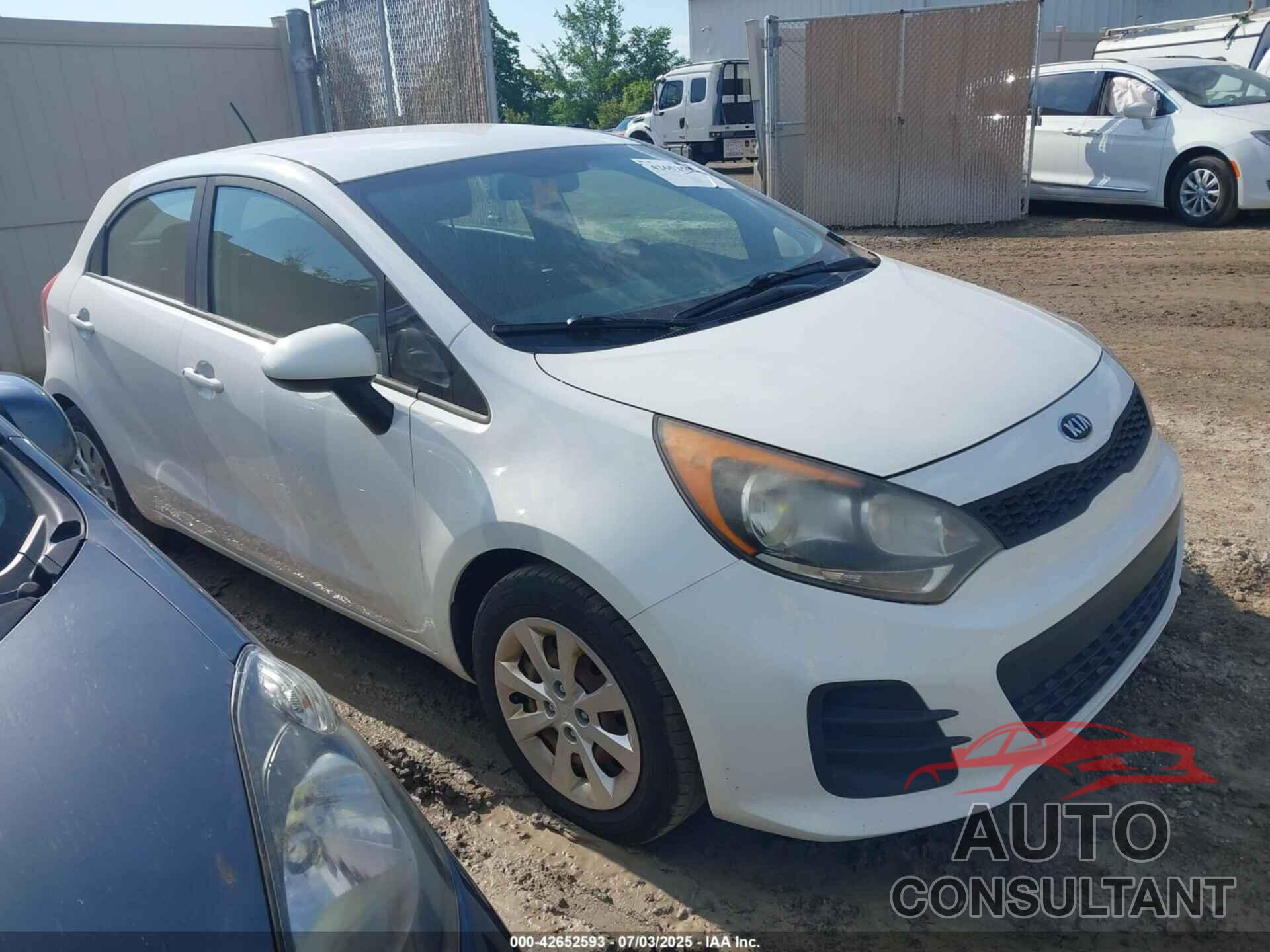 KIA RIO 2016 - KNADM5A3XG6625425