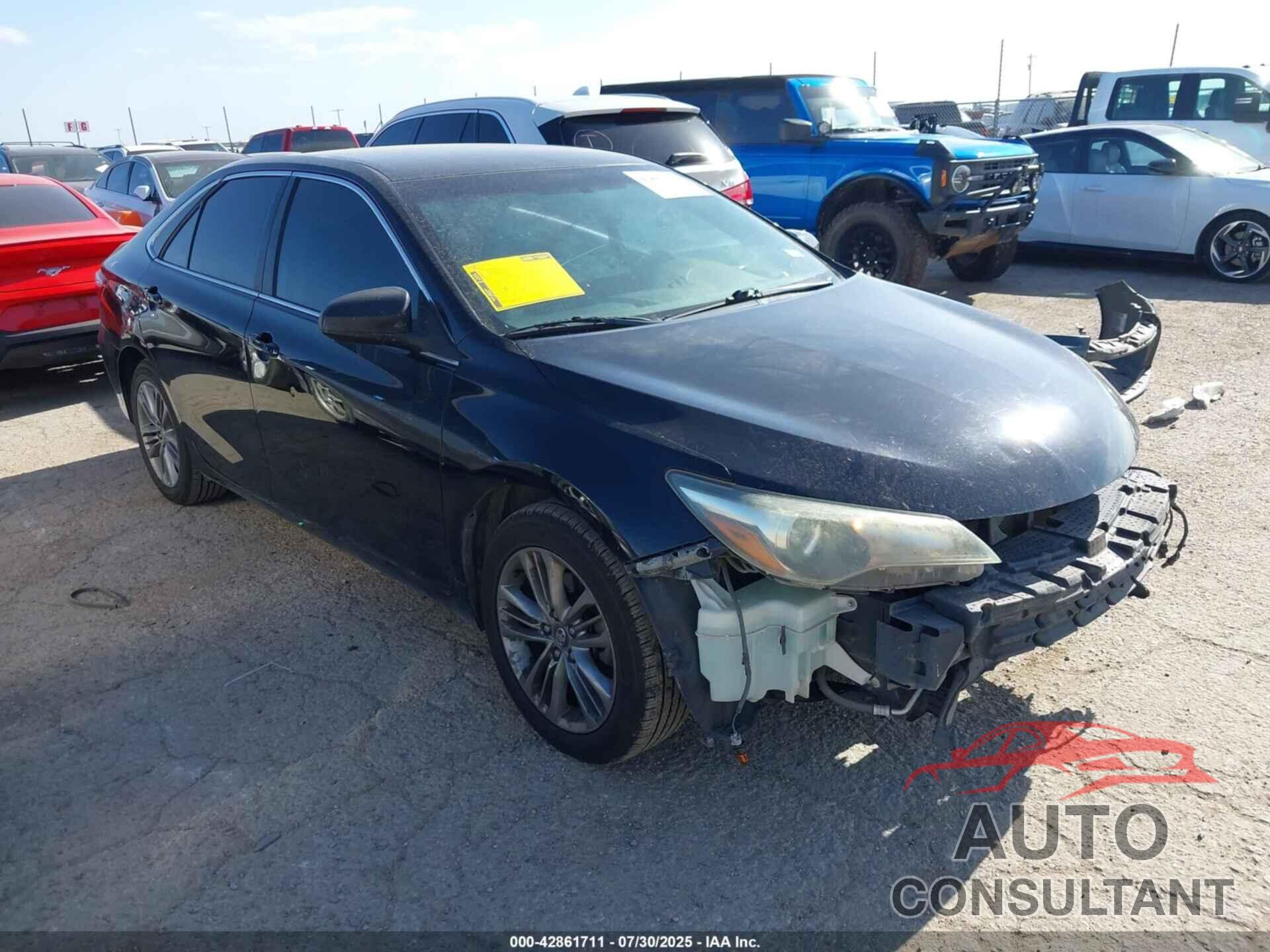 TOYOTA CAMRY 2016 - 4T1BF1FK1GU196051