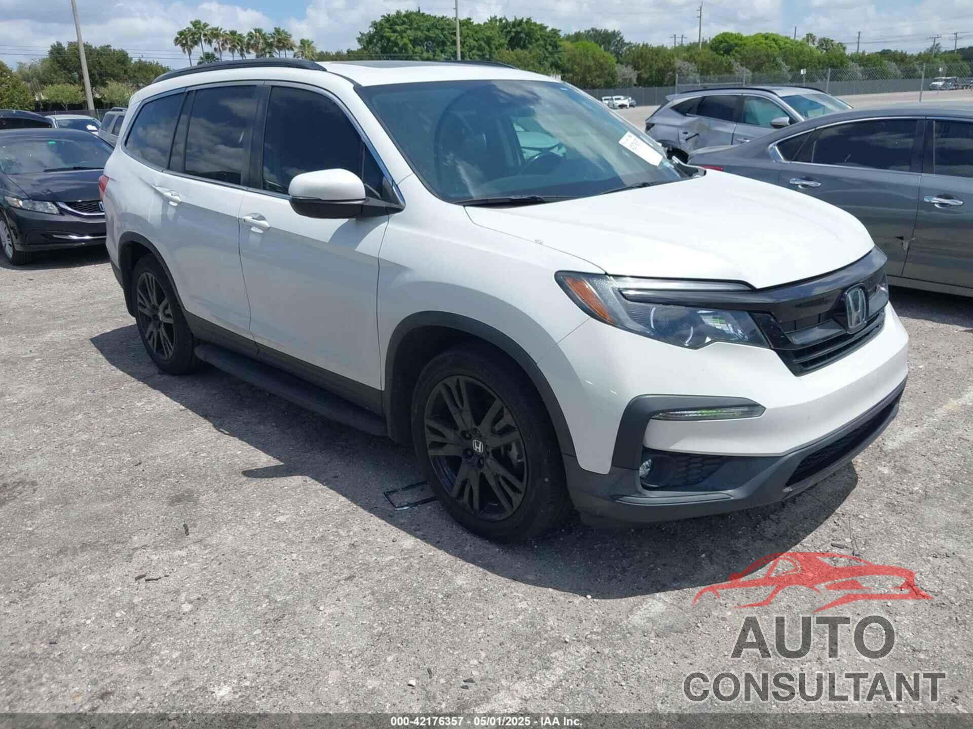 HONDA PILOT 2022 - 5FNYF5H25NB003201