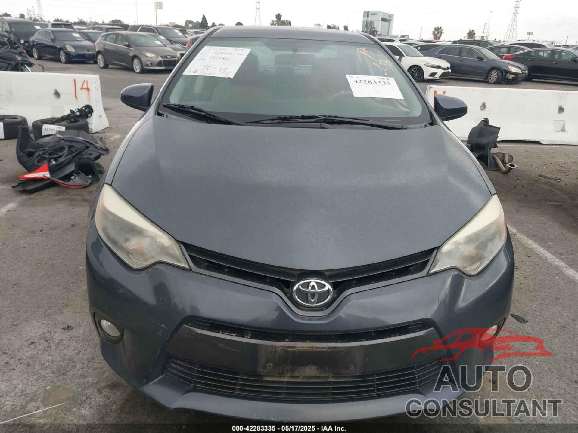 TOYOTA COROLLA 2016 - 5YFBURHE0GP463712
