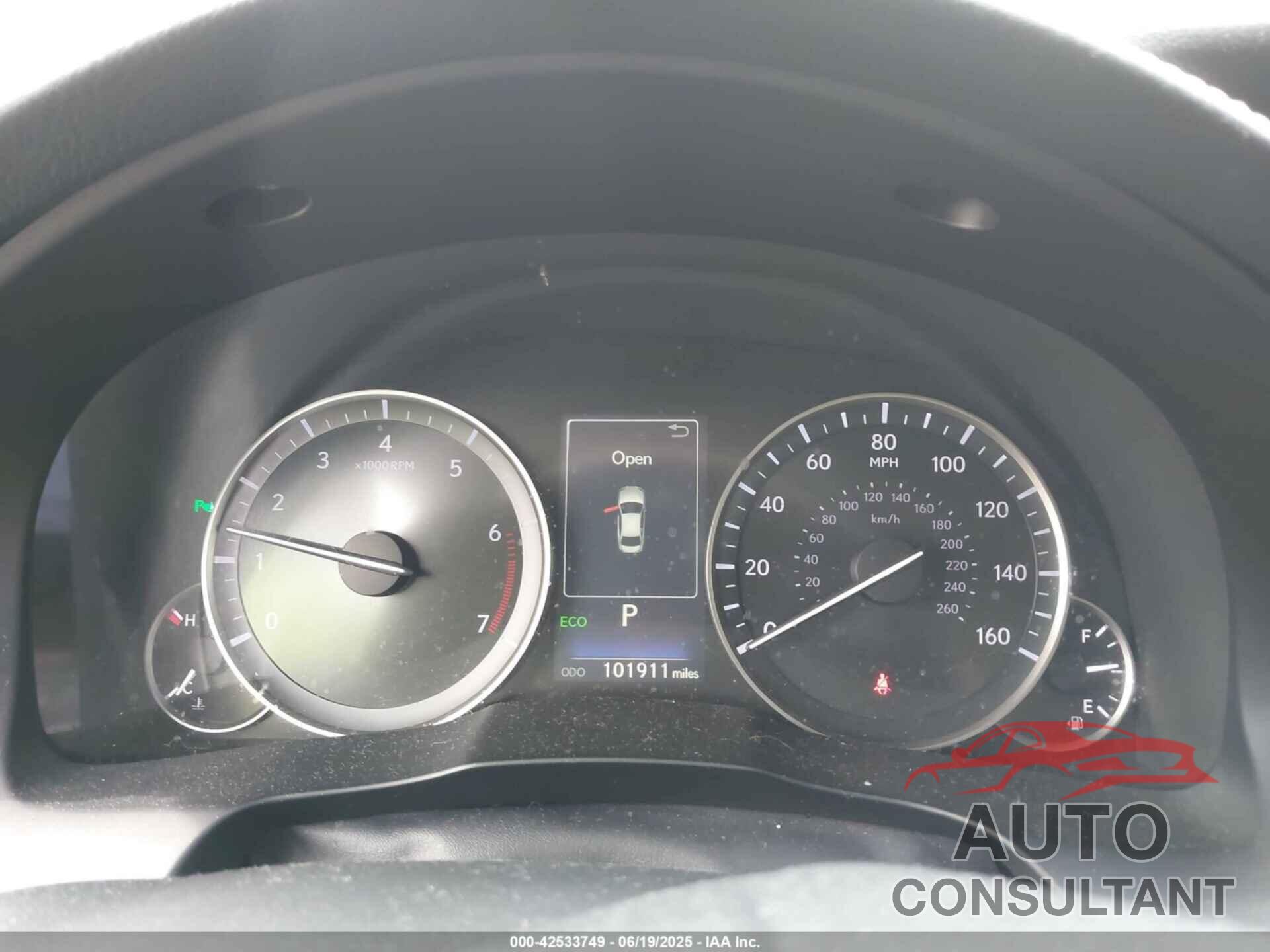 LEXUS ES 350 2016 - JTHBK1GG5G2220291