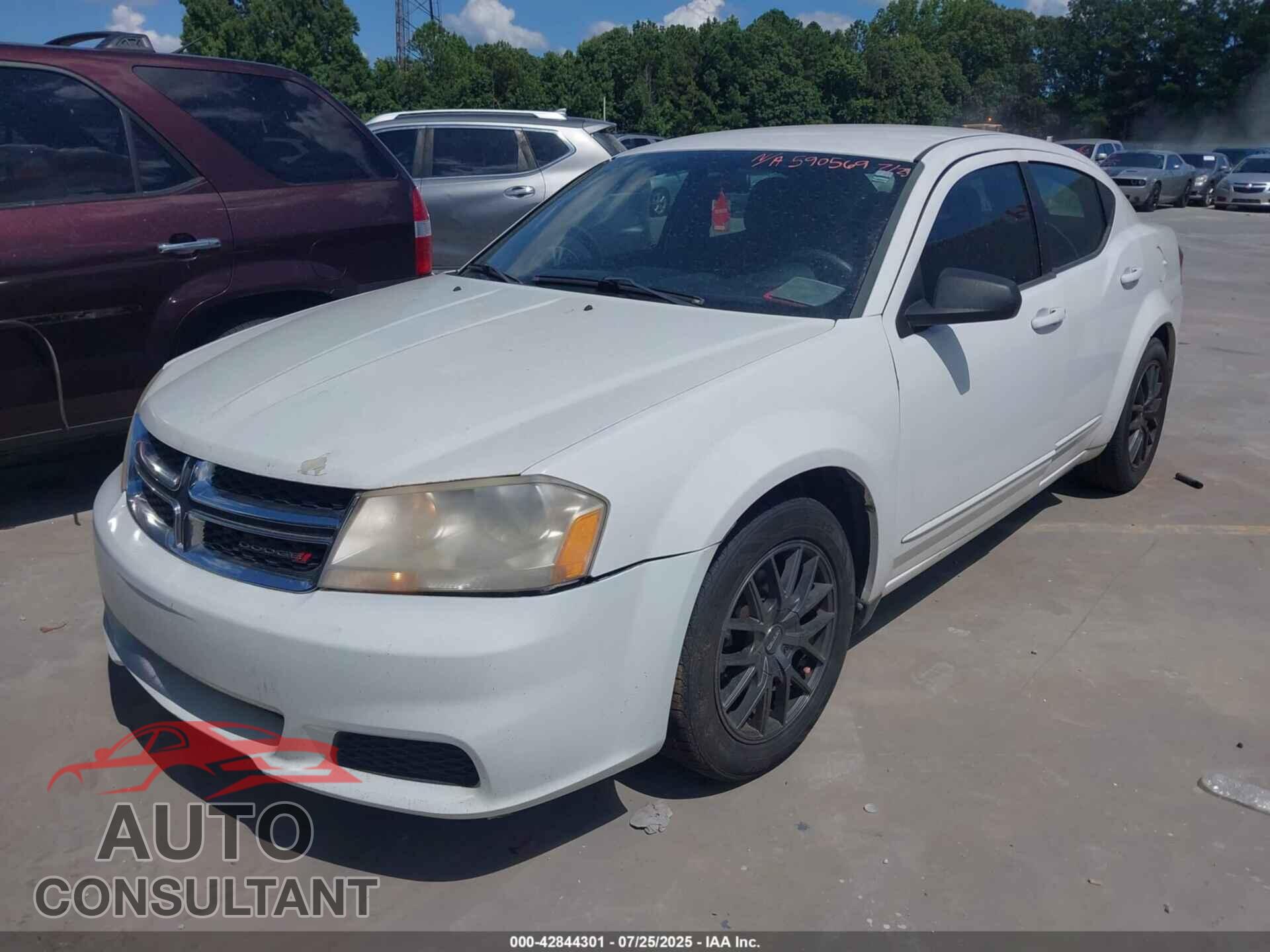 DODGE AVENGER 2013 - 1C3CDZAB7DN590569