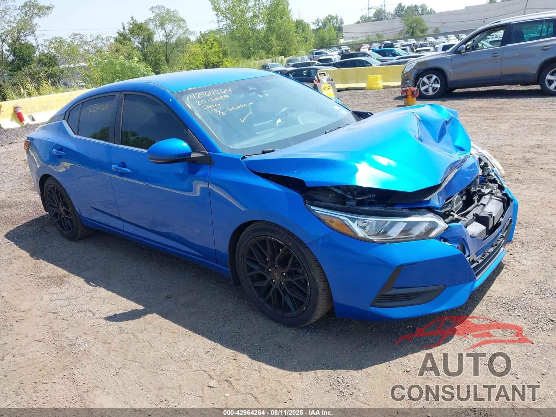 NISSAN SENTRA 2020 - 3N1AB8CV8LY242407