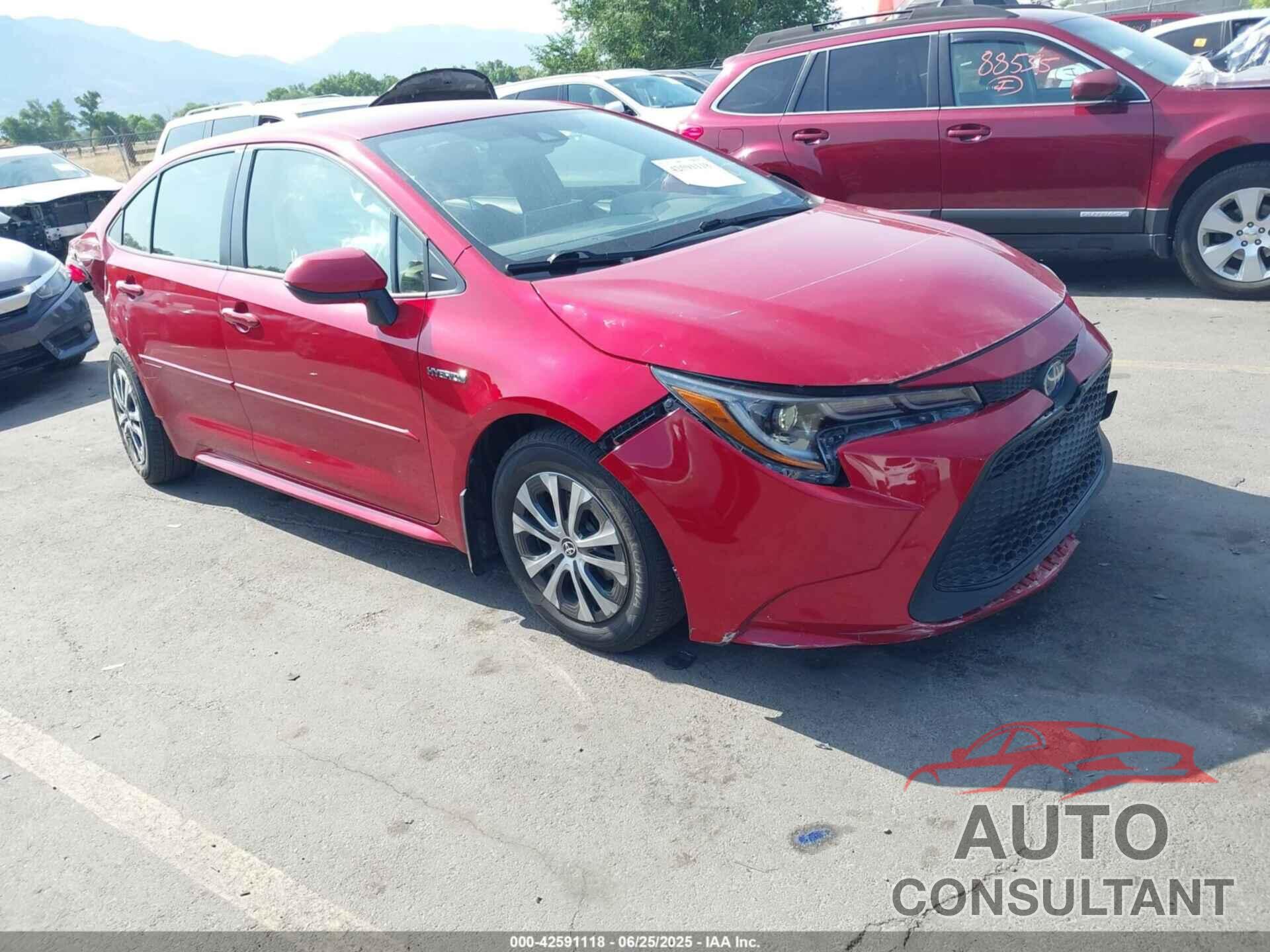 TOYOTA COROLLA 2021 - JTDEAMDE5MJ004903