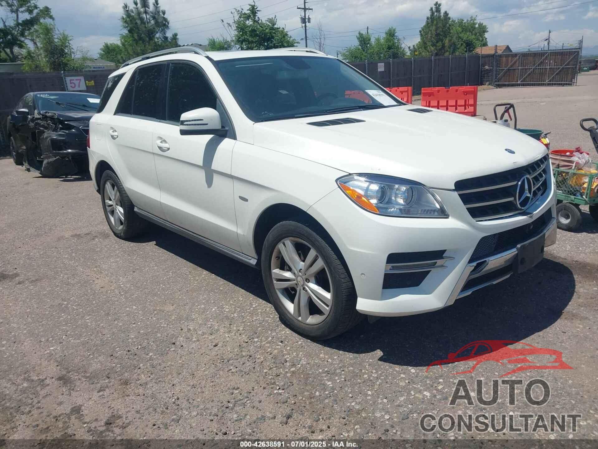 MERCEDES-BENZ ML 350 2012 - 4JGDA5HB0CA002486