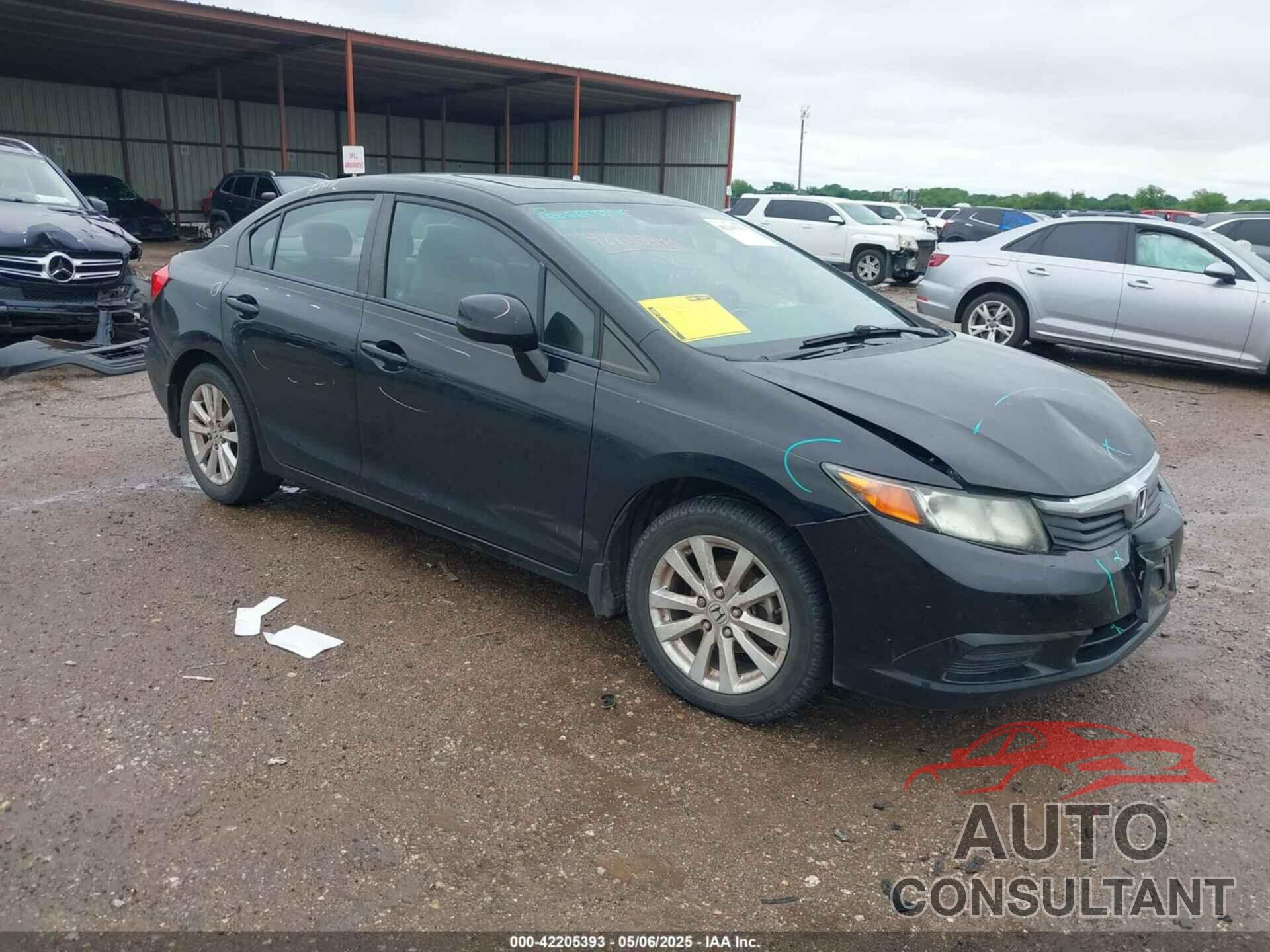HONDA CIVIC 2012 - 19XFB2F82CE056188