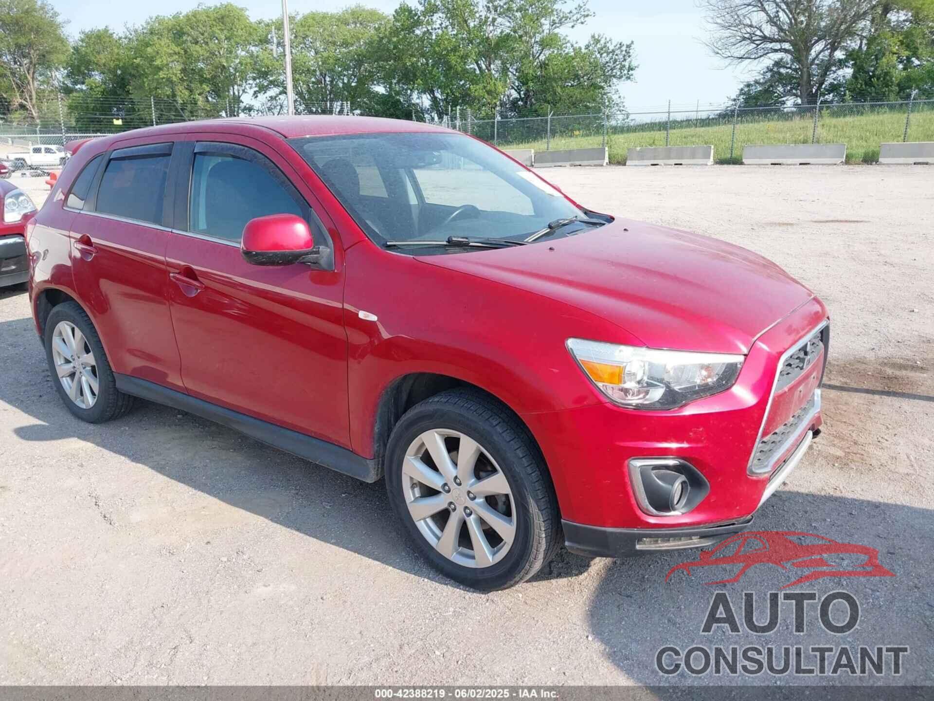 MITSUBISHI OUTLANDER SPORT 2013 - 4A4AR4AU9DE009753