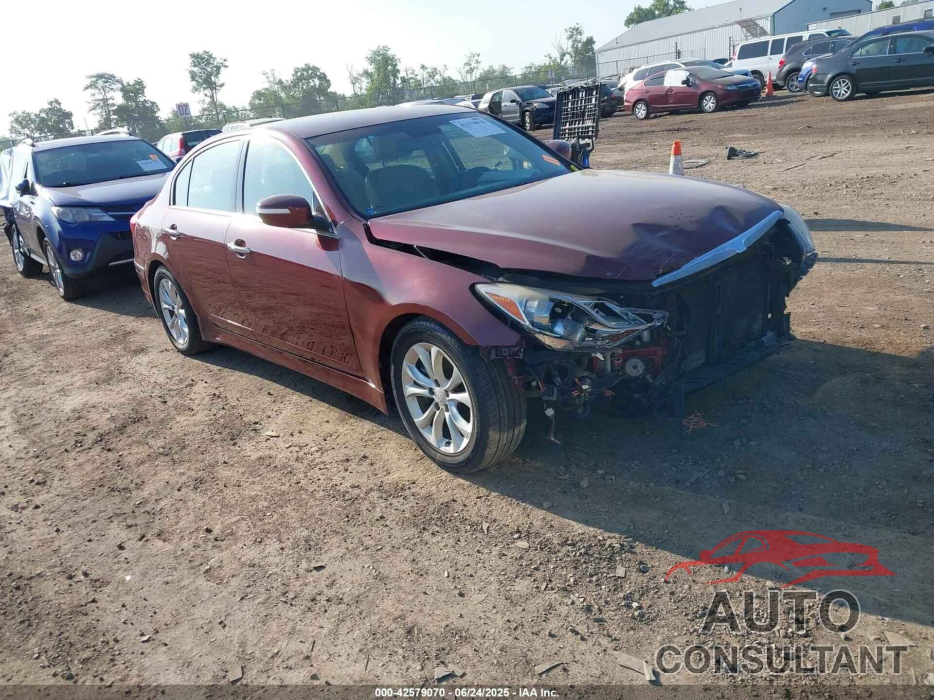 HYUNDAI GENESIS 2012 - KMHGC4DD9CU178413