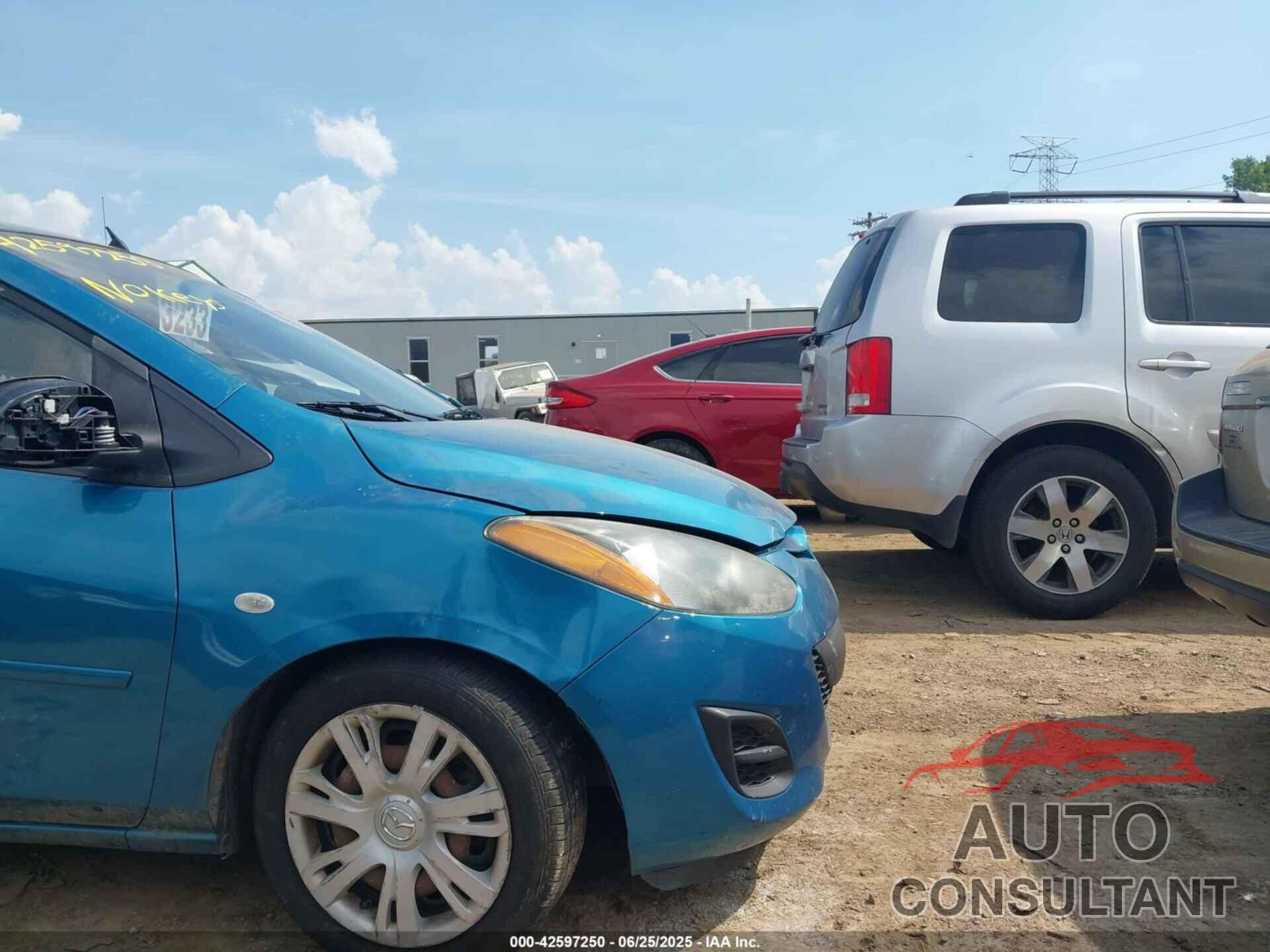 MAZDA MAZDA2 2012 - JM1DE1KY3C0146876