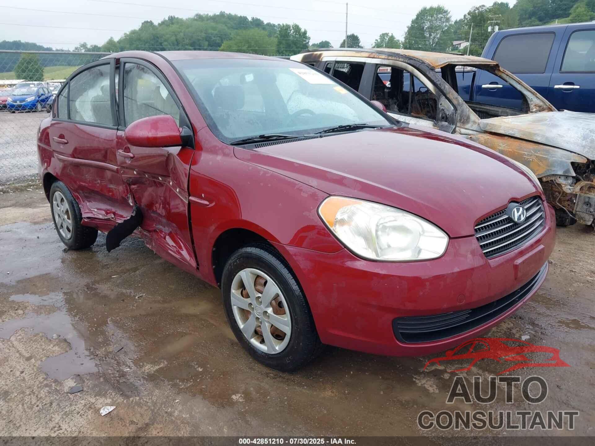 HYUNDAI ACCENT 2009 - KMHCN46C29U369001