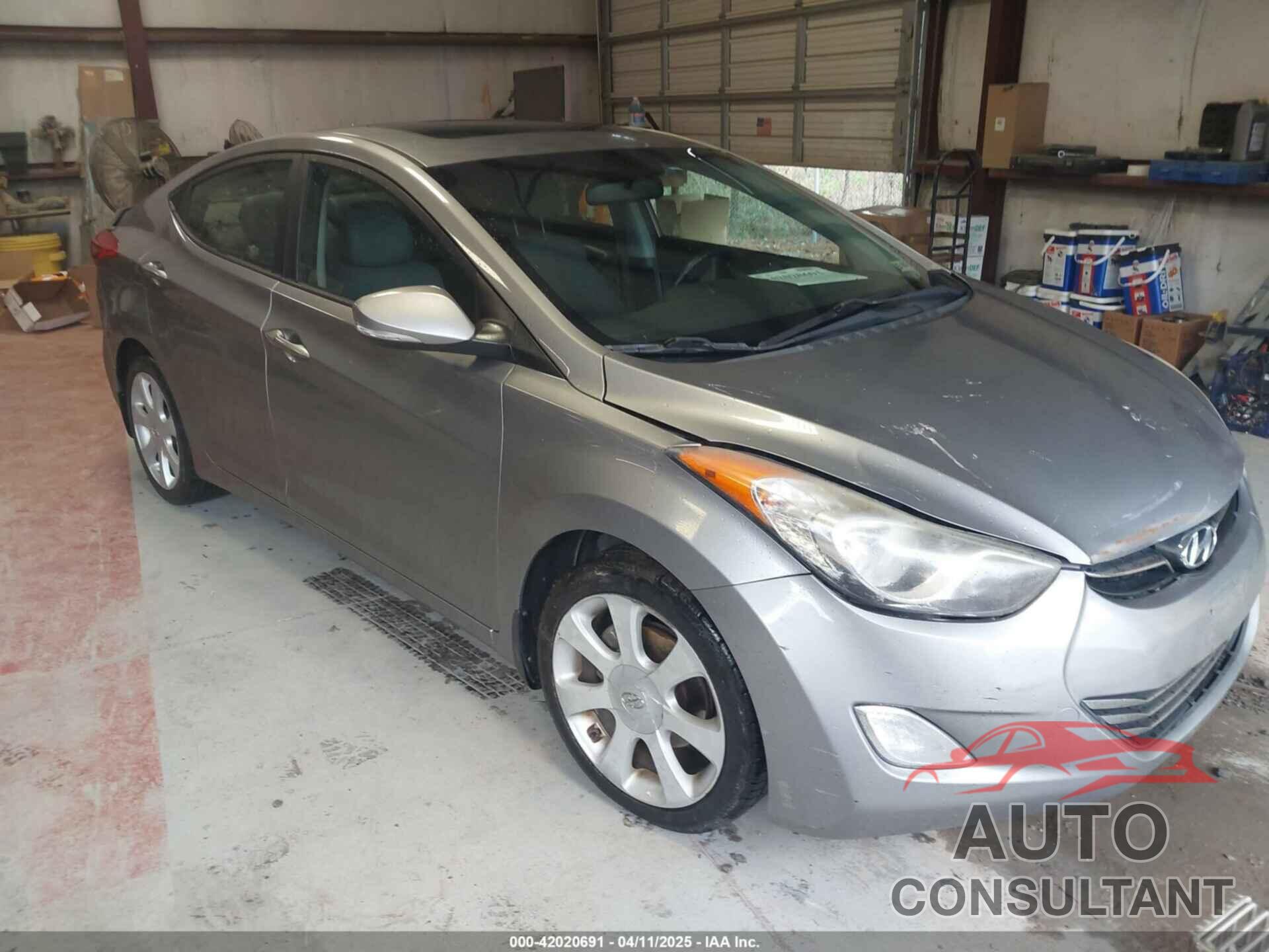 HYUNDAI ELANTRA 2012 - KMHDH4AE3CU312009