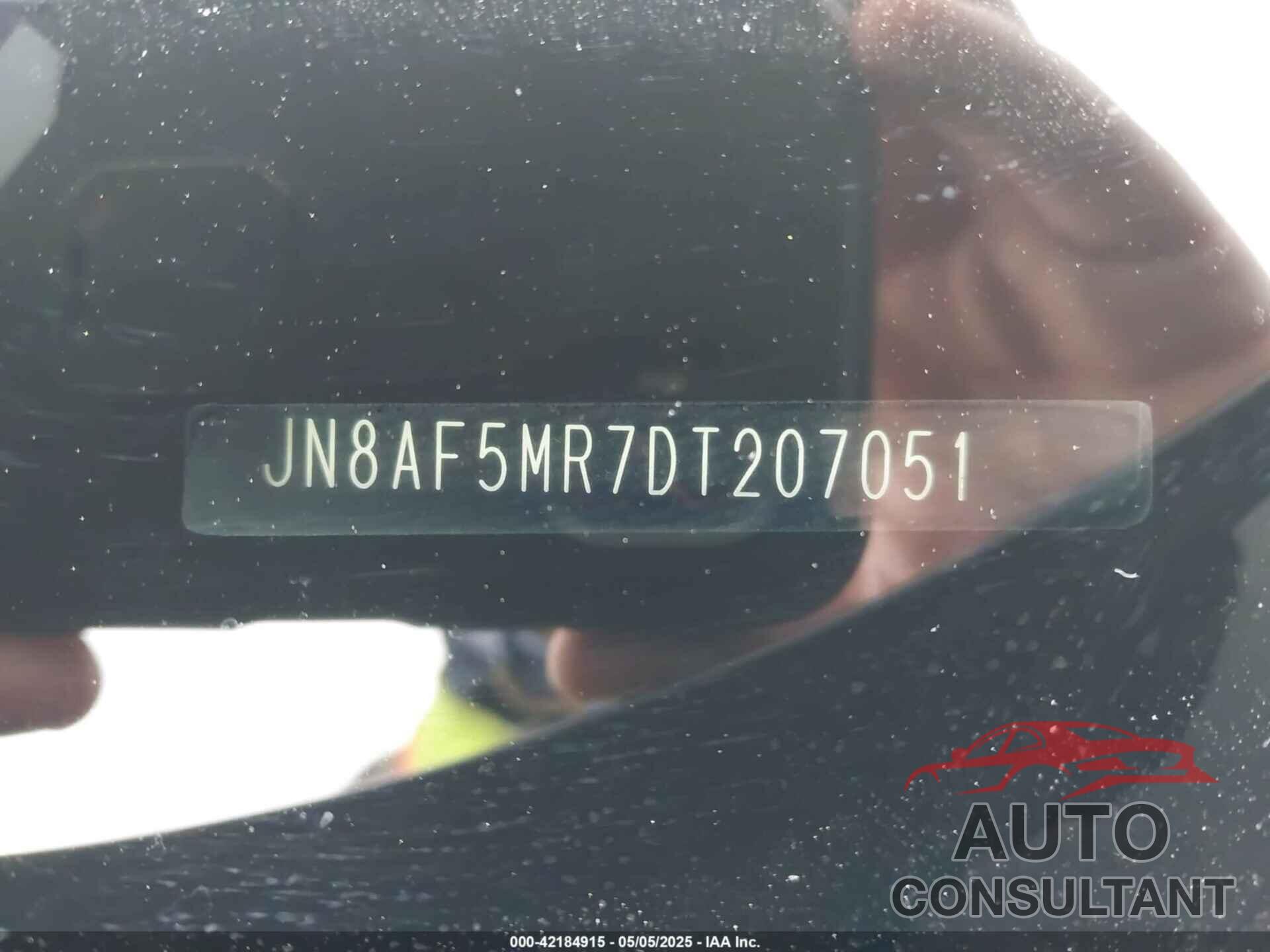 NISSAN JUKE 2013 - JN8AF5MR7DT207051